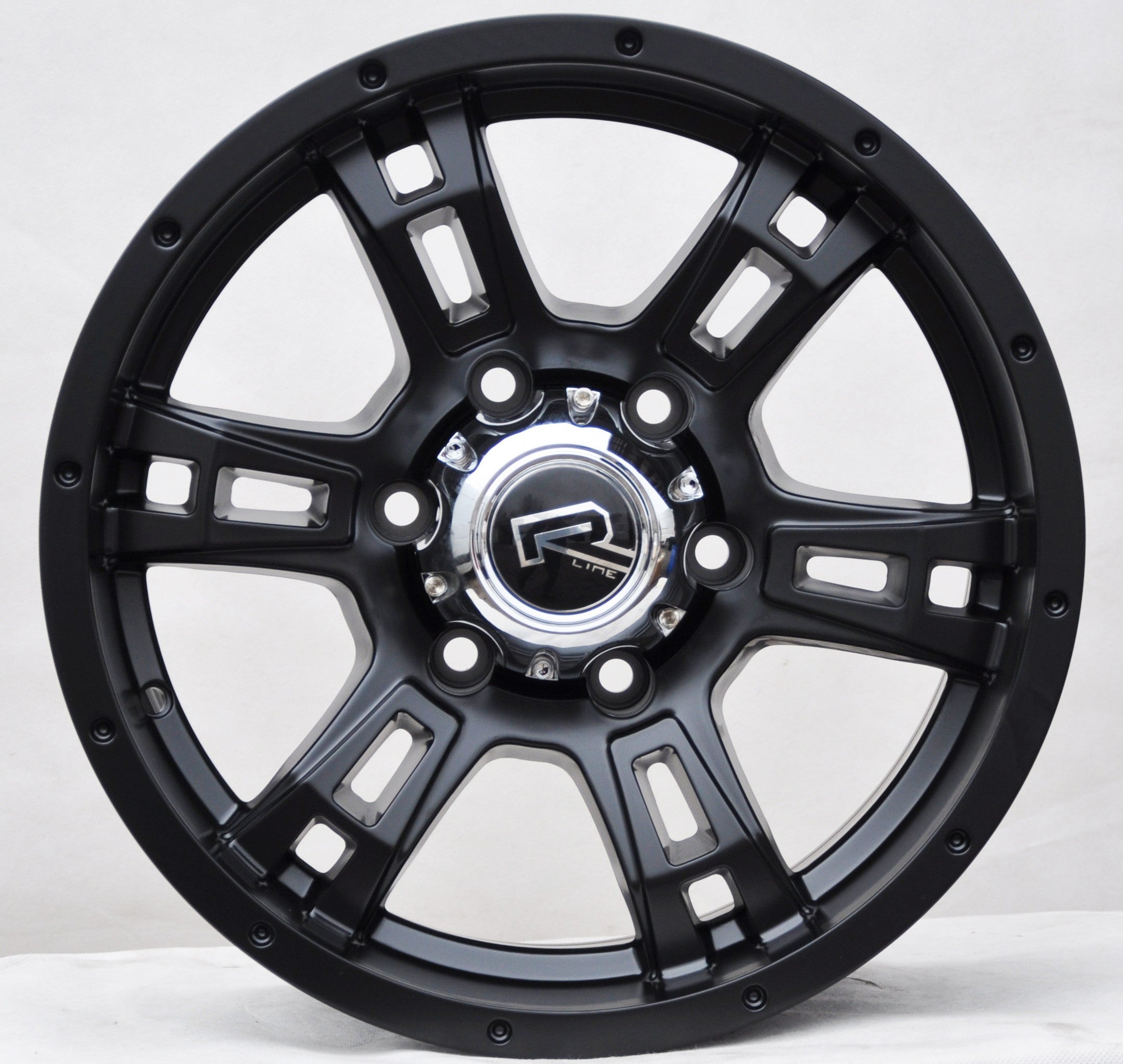 PDW 5317 Alufælge 16" 6x139.7 ET0 – Sort (sæt á 4)