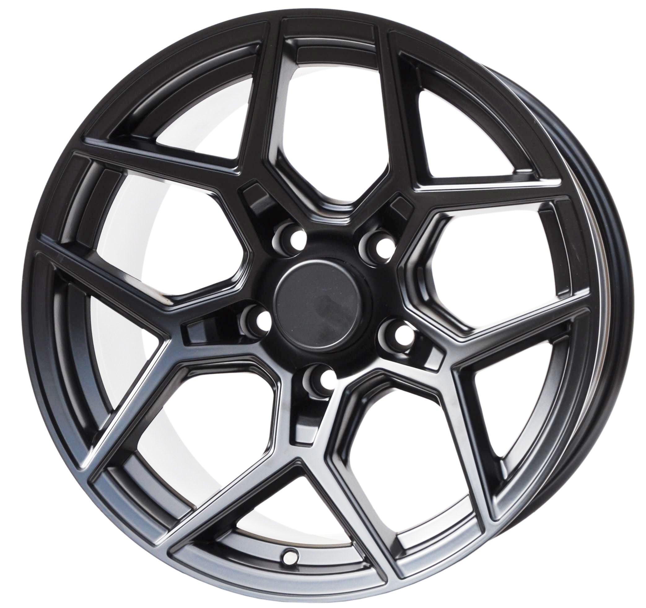 PDW 1446 Alufælge 17" 5x127 ET0 – Sort (sæt á 4)