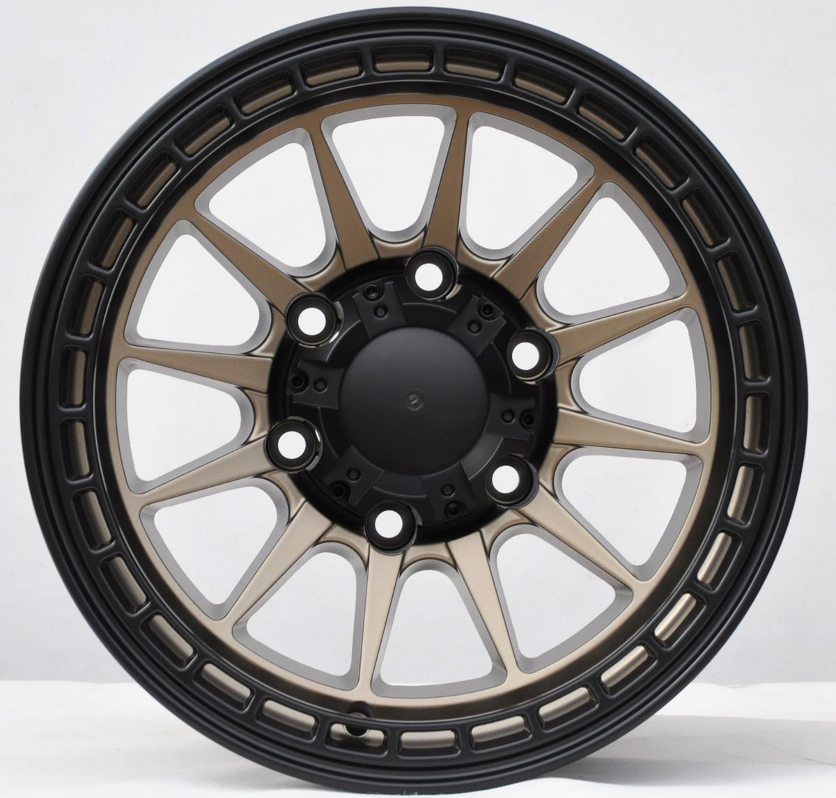 PDW 1916 Alufælge 15" 8J 6x139.7 ET-10 – BRONZE MATT (sæt á 4)