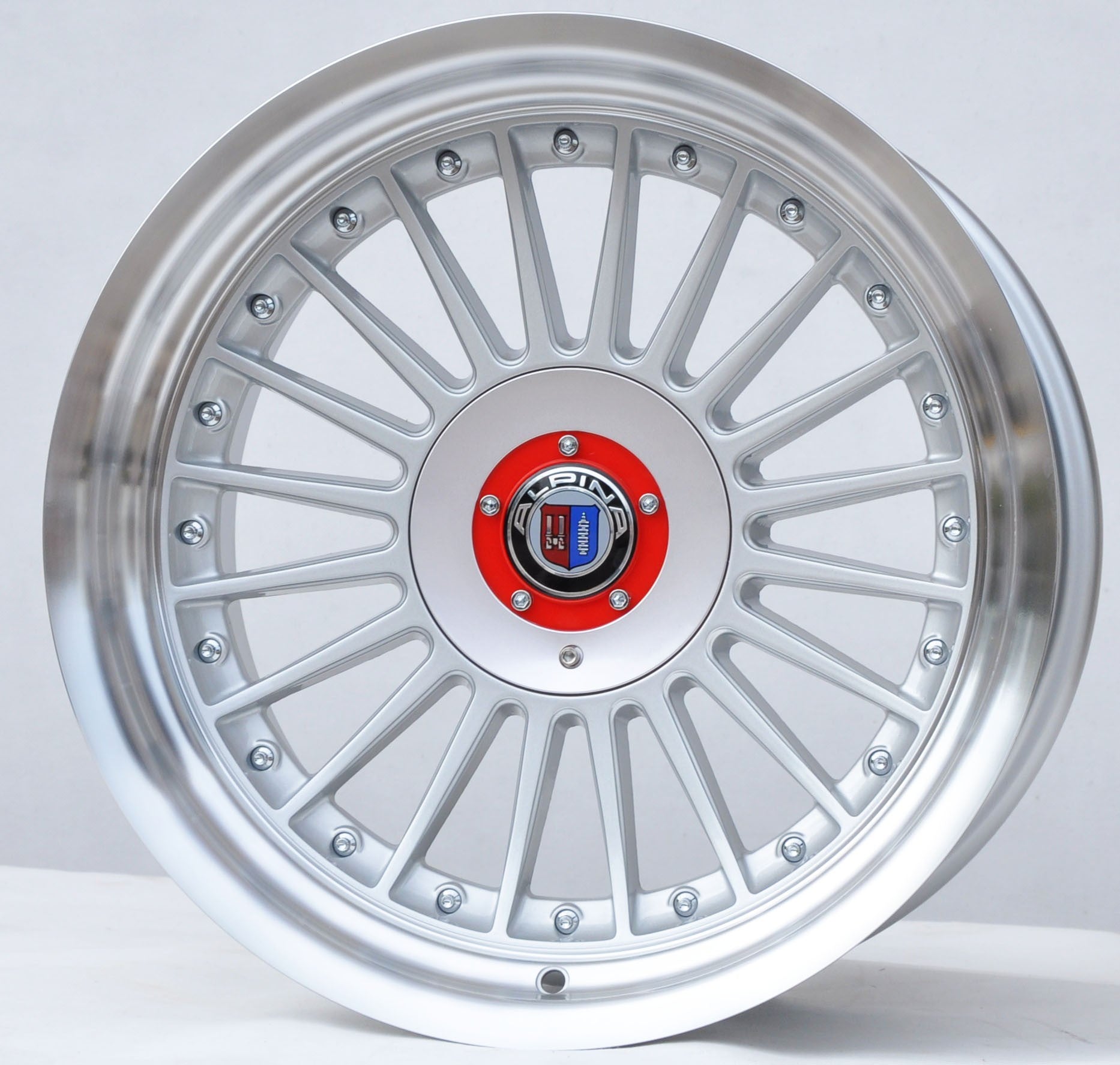 PDW 7307 Alufælge 17" 5x120 ET20 – Poleret/sølv (sæt á 4)