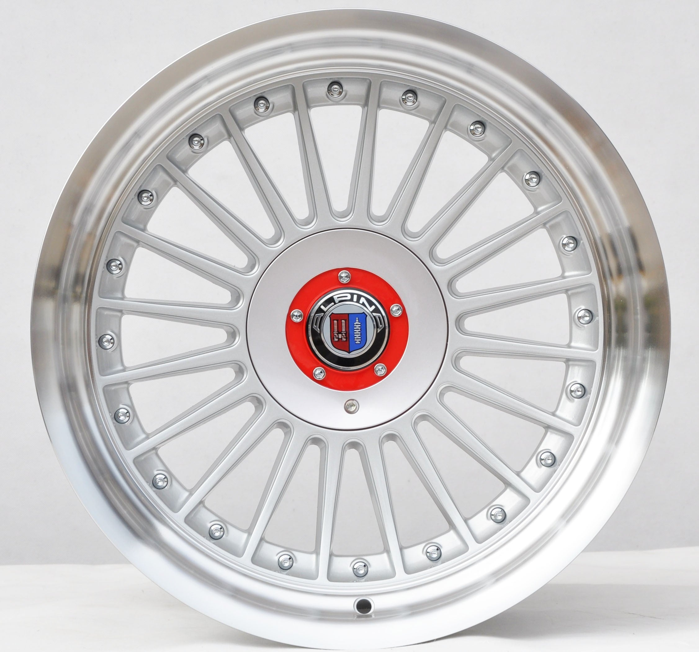 PDW 7307 Alufælge 17" 5x120 ET20 – Poleret/sølv (sæt á 4)