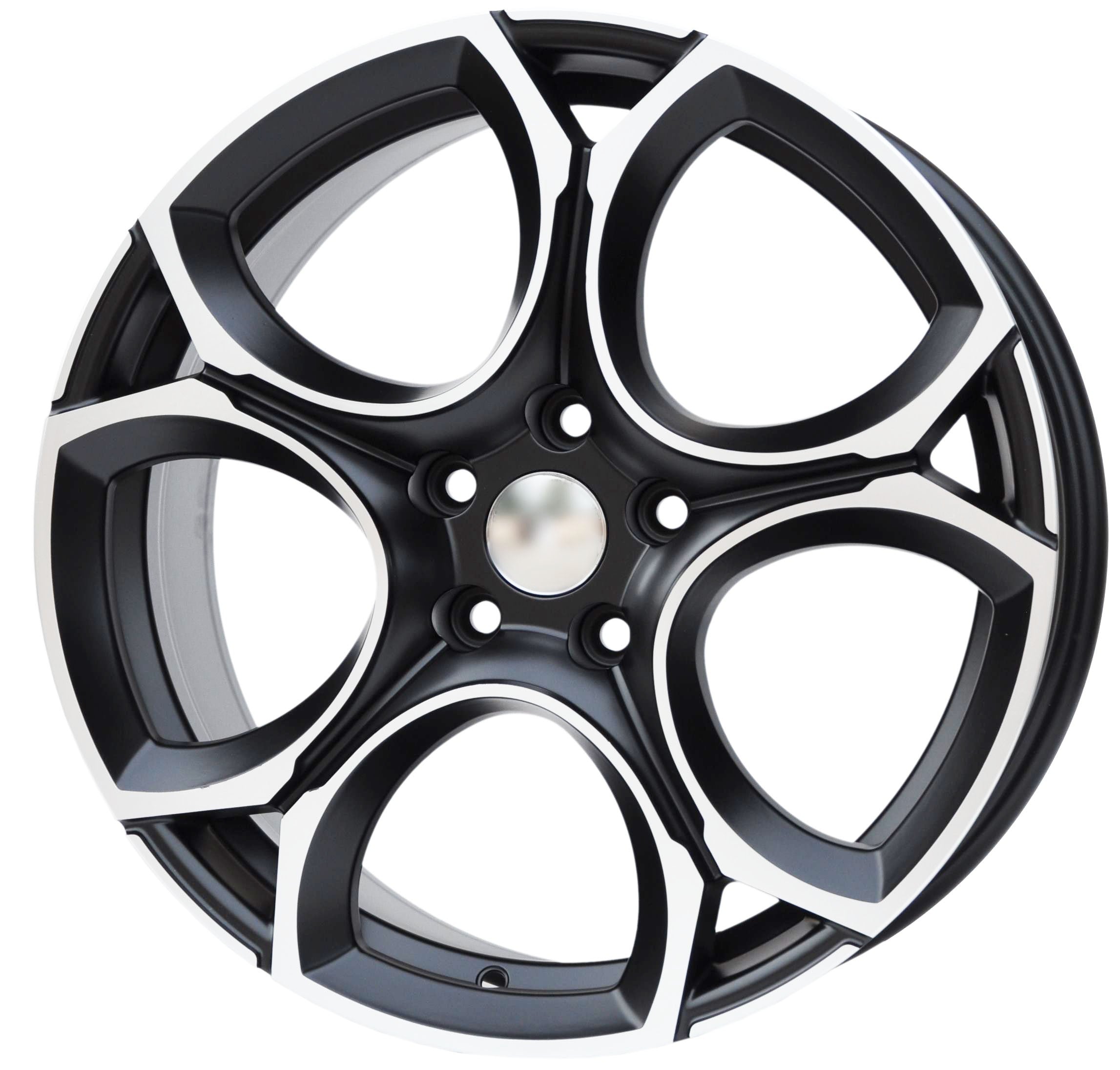 PDW 5162 Alufælge 18" 5x112 ET45 – Poleret/sort półmat (sæt á 4)