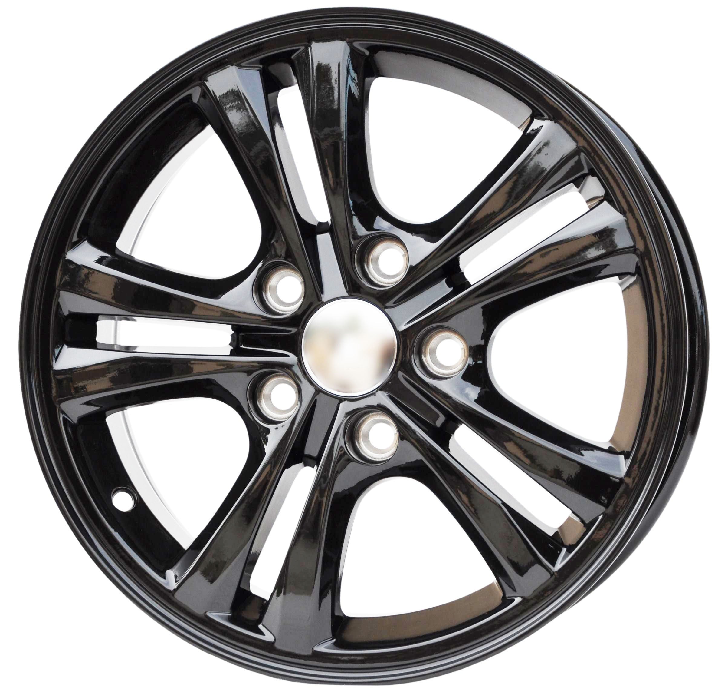 PDW 1061 Alufælge 15" 5x114.3 ET42 – Sort (sæt á 4)