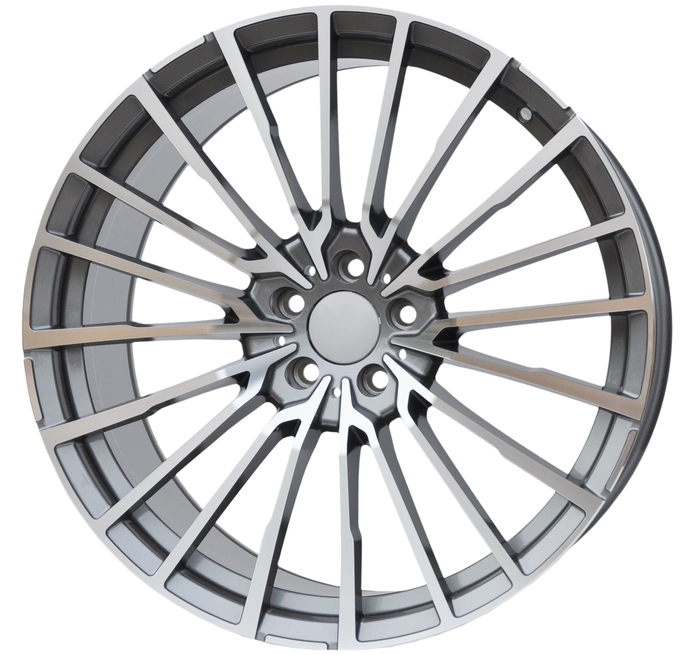 PDW 0419 Alufælge 21" 5x112 ET25 – Poleret/grafit (sæt á 4)