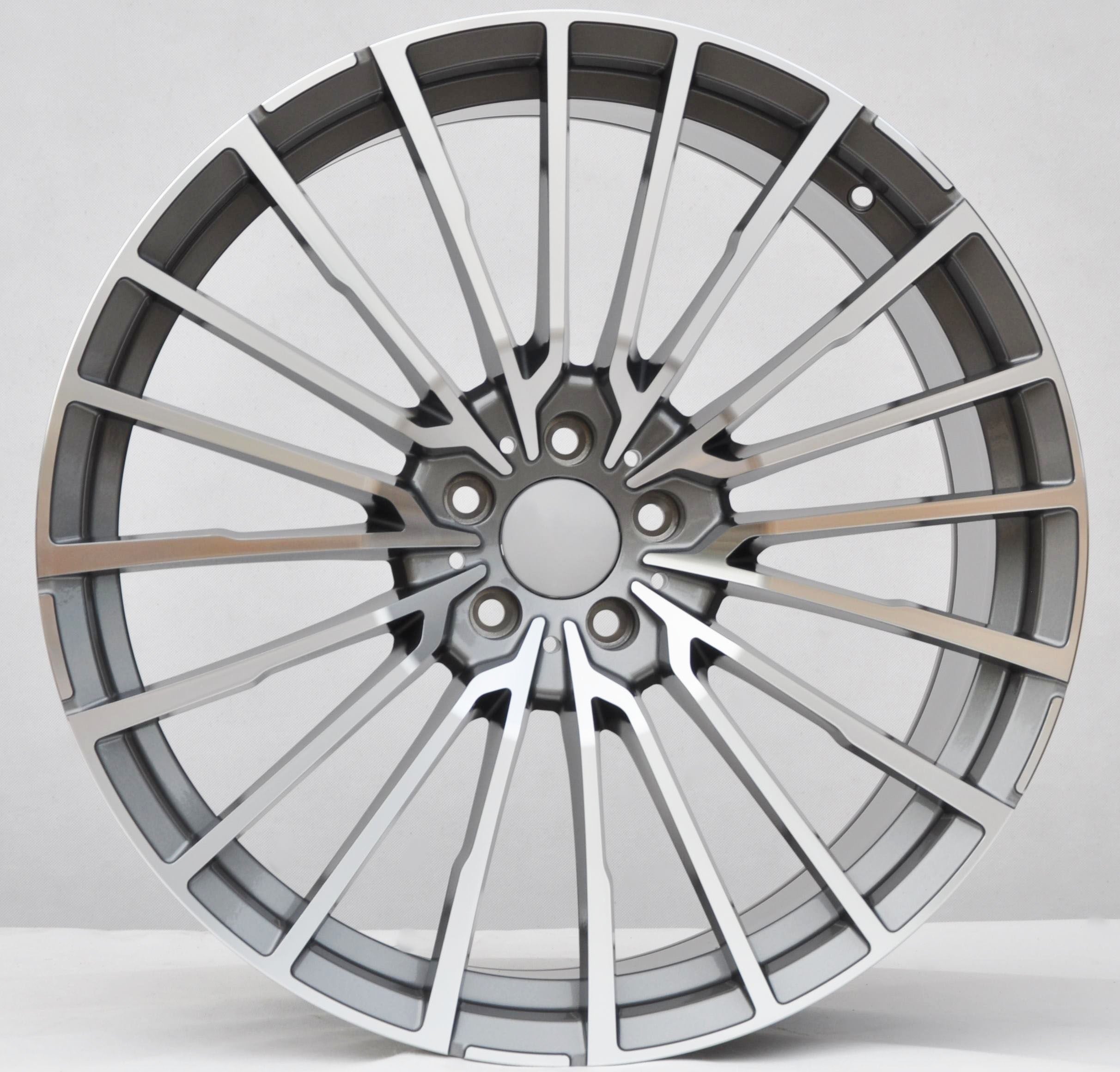 PDW 0419 Alufælge 21" 5x112 ET25 – Poleret/grafit (sæt á 4)