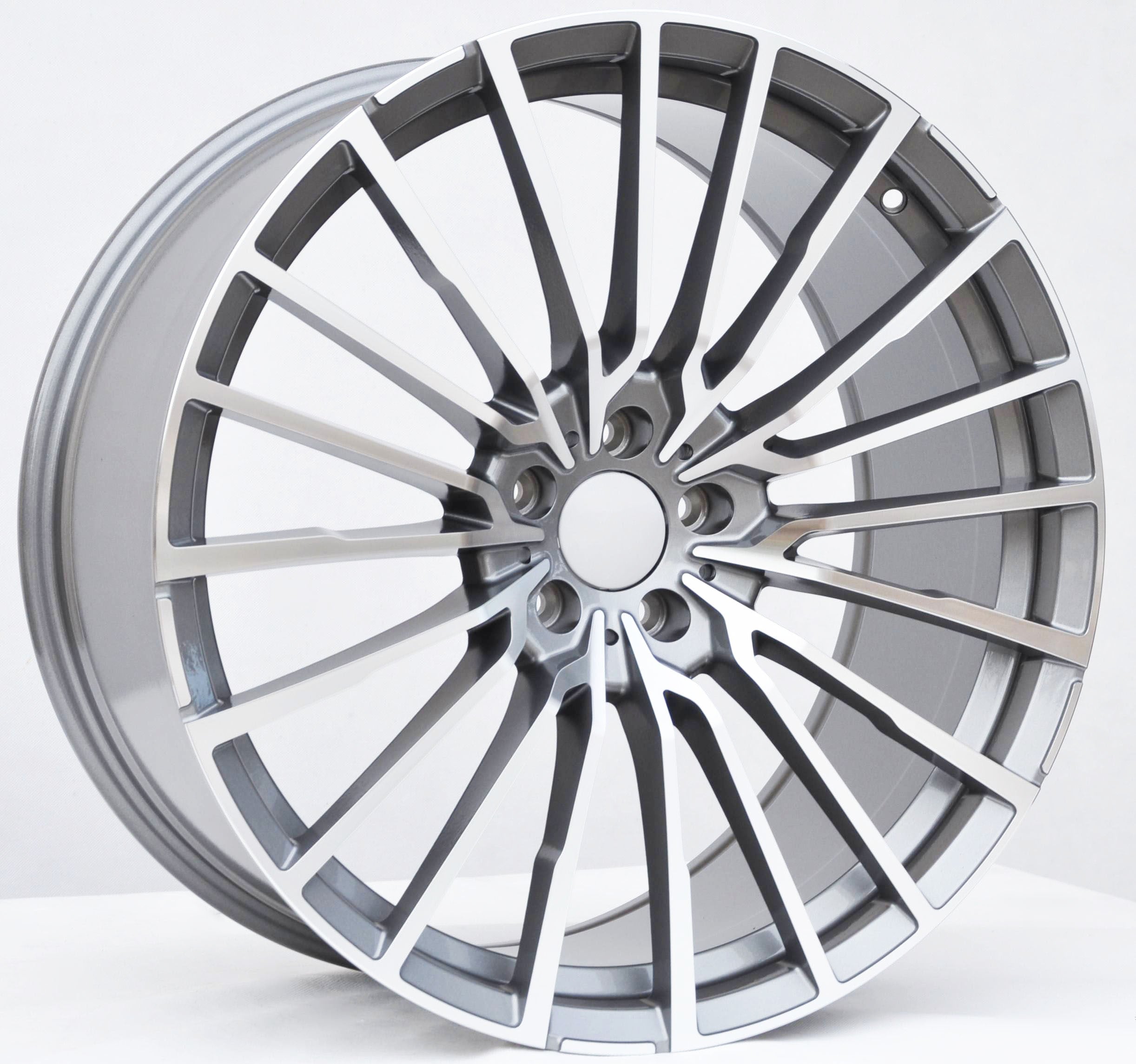 PDW 0419 Alufælge 21" 5x112 ET25 – Poleret/grafit (sæt á 4)