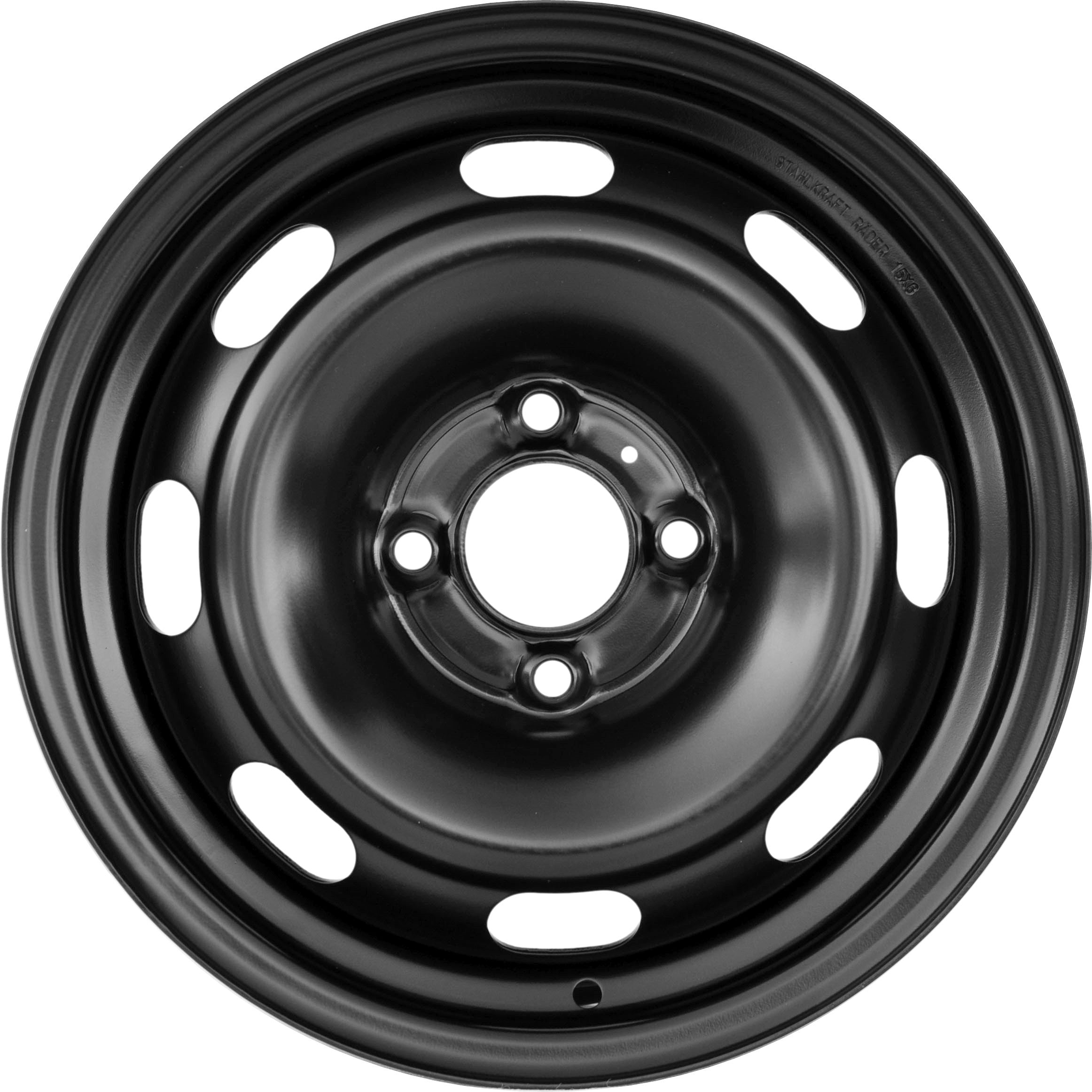 Stahlkraft Rader a15 Stålfælge 15" 4x108 ET23 – Sort (sæt á 4)