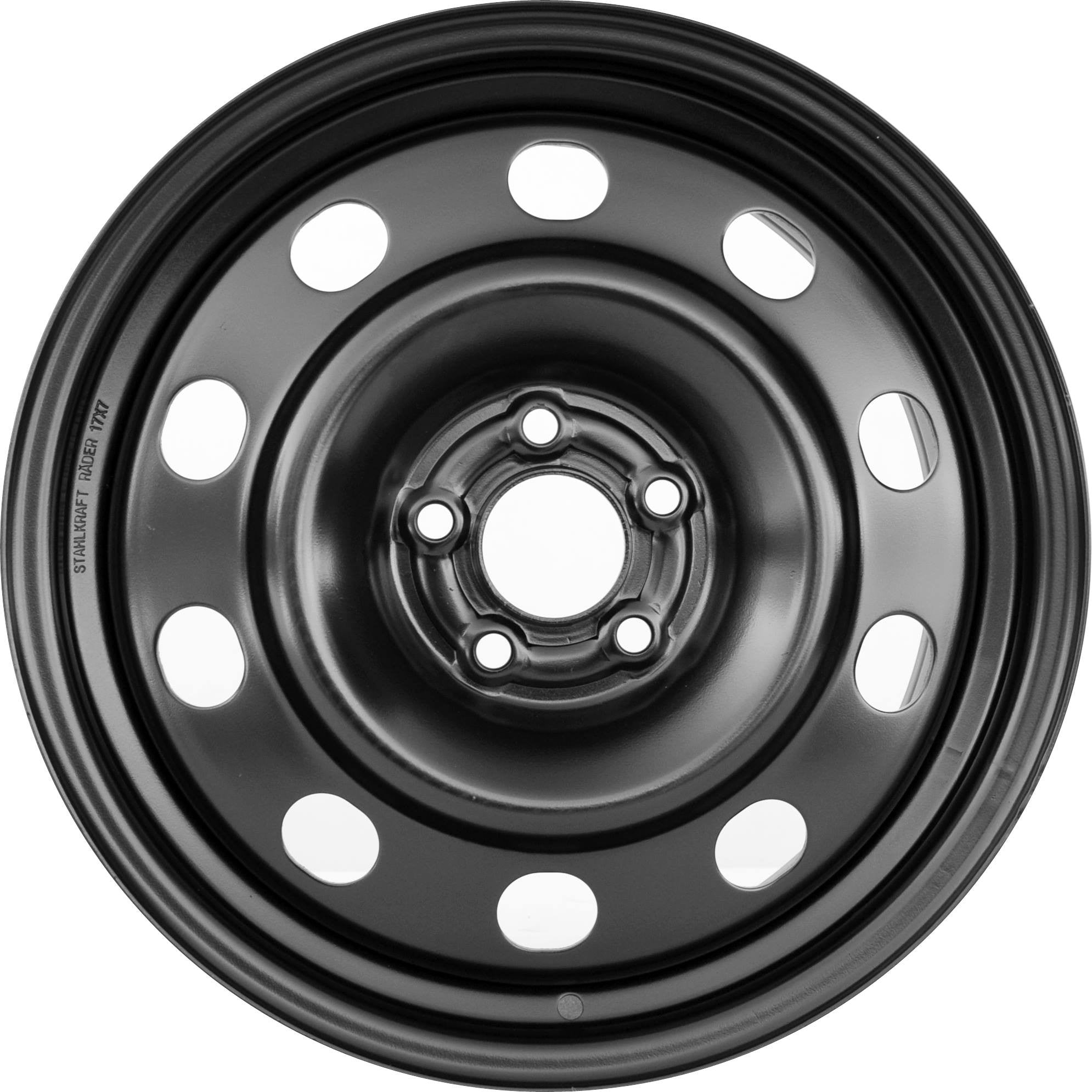 Stahlkraft Rader A17 Stålfælge 17" 5x108 ET50 – Sort (sæt á 4)