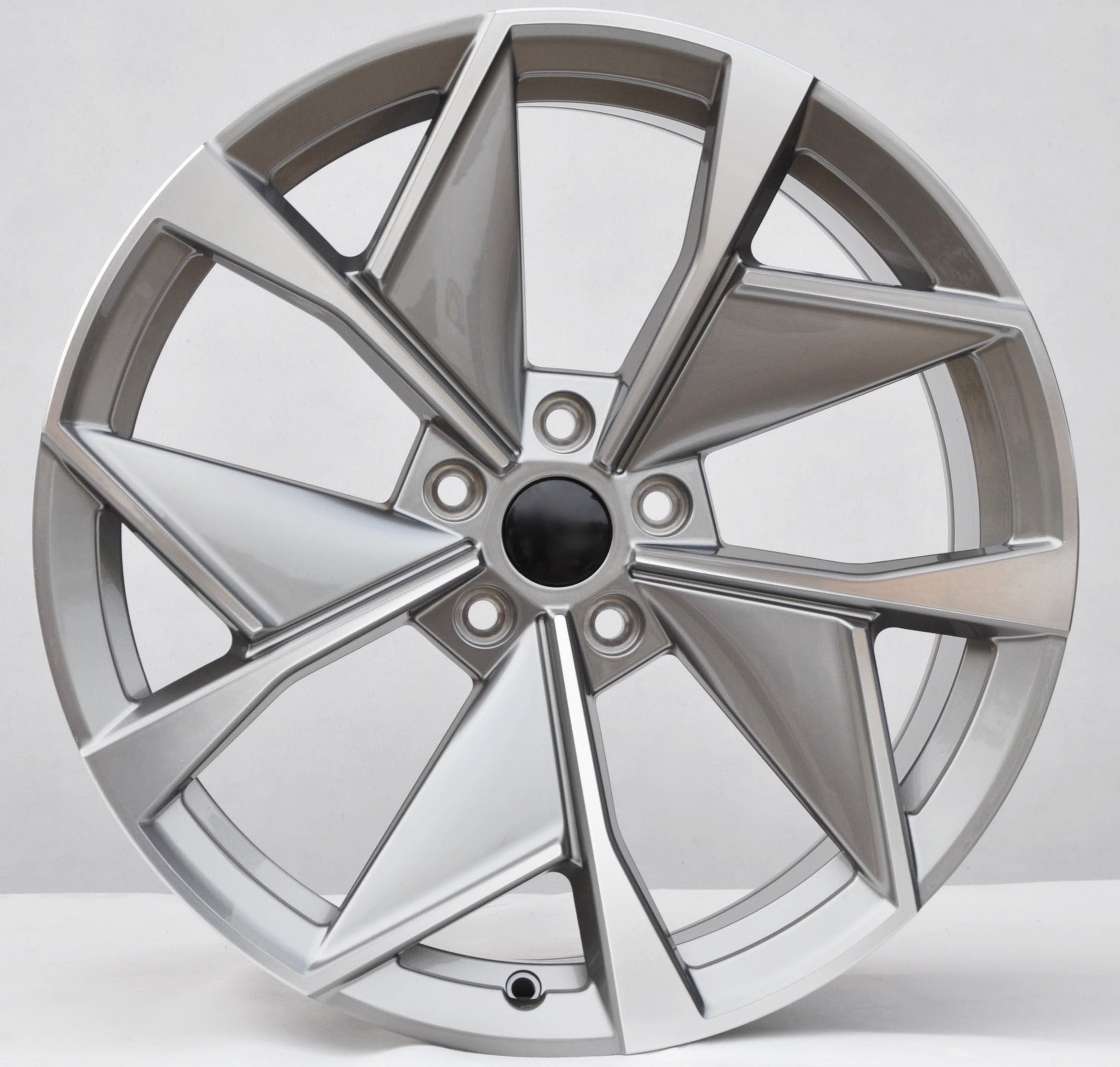 PDW 5638 Alufælge 19" 5x112 ET45 – Poleret/grafit (sæt á 4)