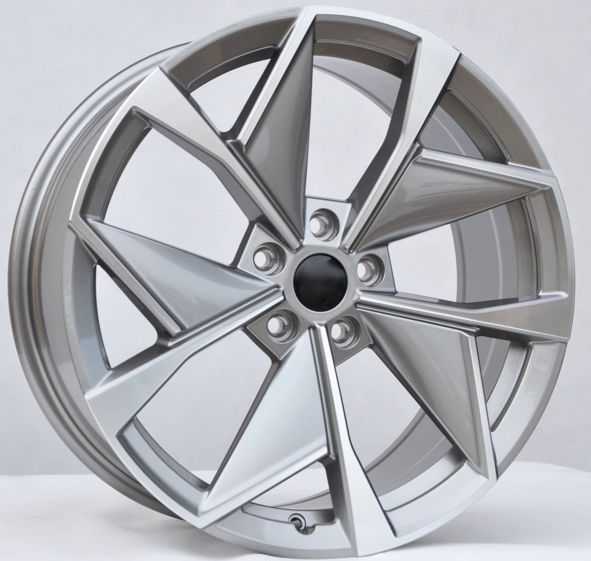 PDW 5638 Alufælge 19" 5x112 ET45 – Poleret/grafit (sæt á 4)
