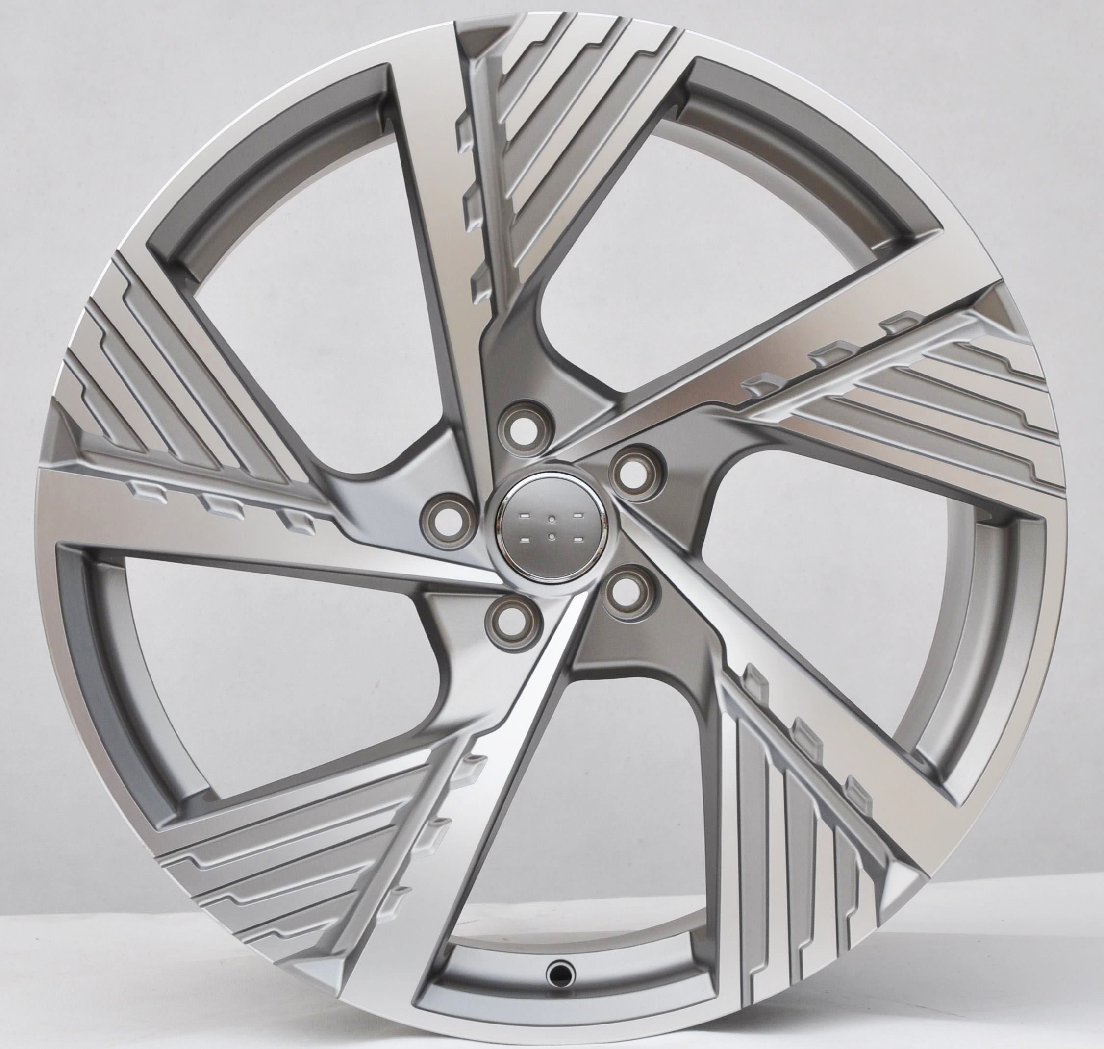 PDW 5639 Alufælge 20" 5x112 ET38 – Poleret/grafit półmat (sæt á 4)