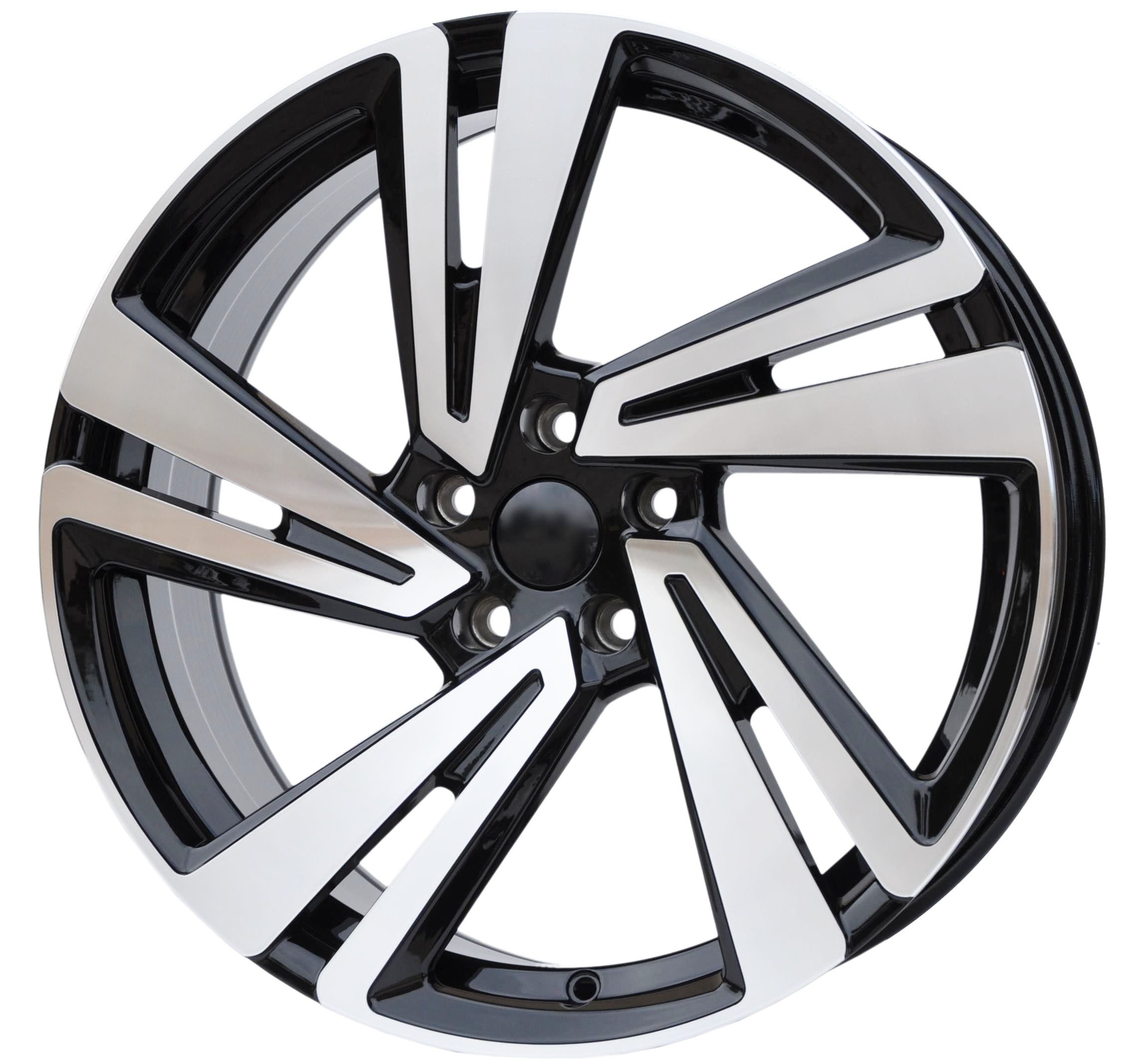 PDW 5641 Alufælge 20" 5x112 ET33 – Poleret/sort (sæt á 4)