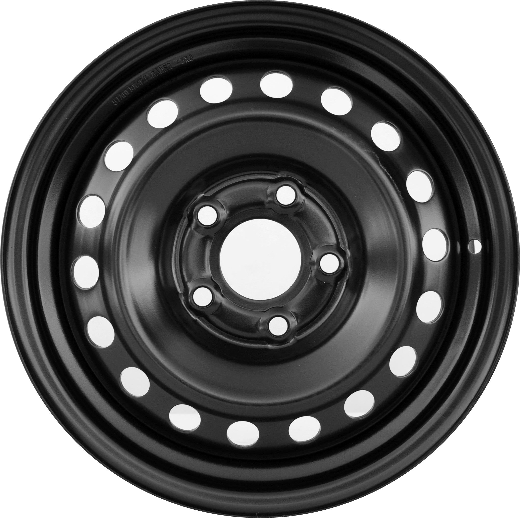 Stahlkraft Rader A15 Stålfælge 15" 5x114.3 ET46 – Sort (stk)