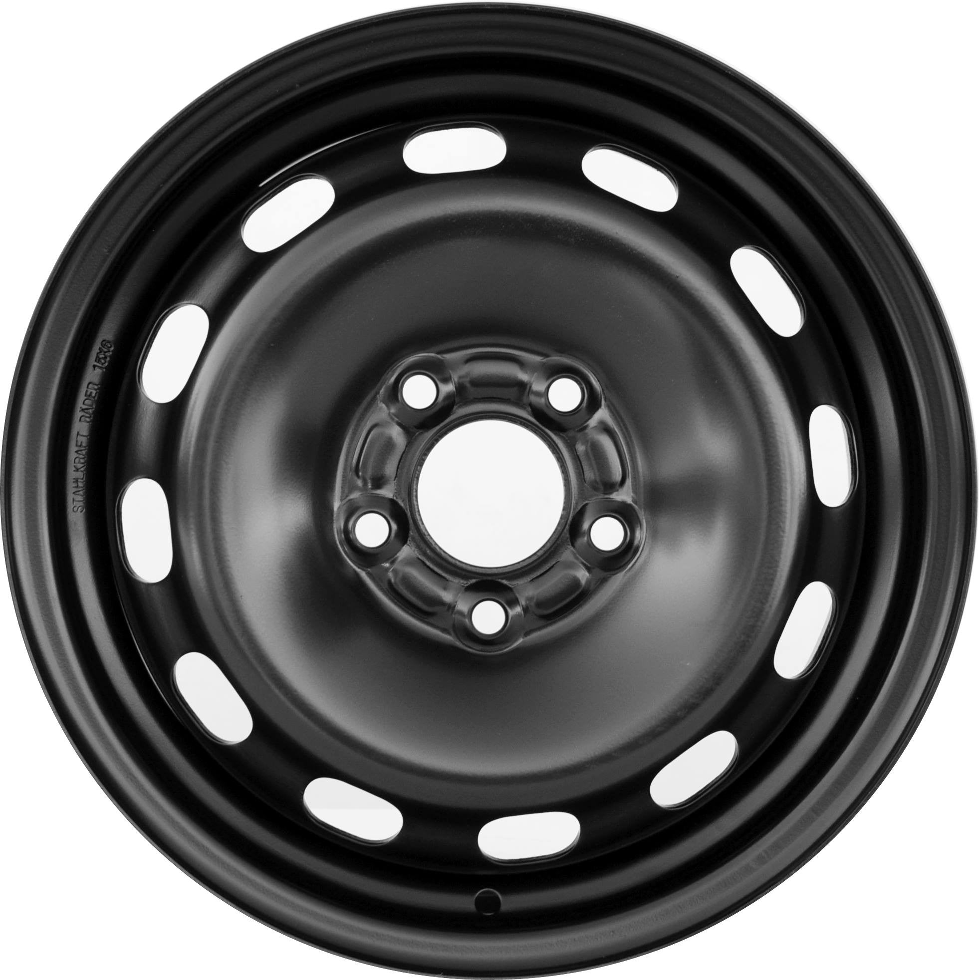 Stahlkraft Rader a15 Stålfælge 15" 5x108 ET52.5 – Sort (stk)