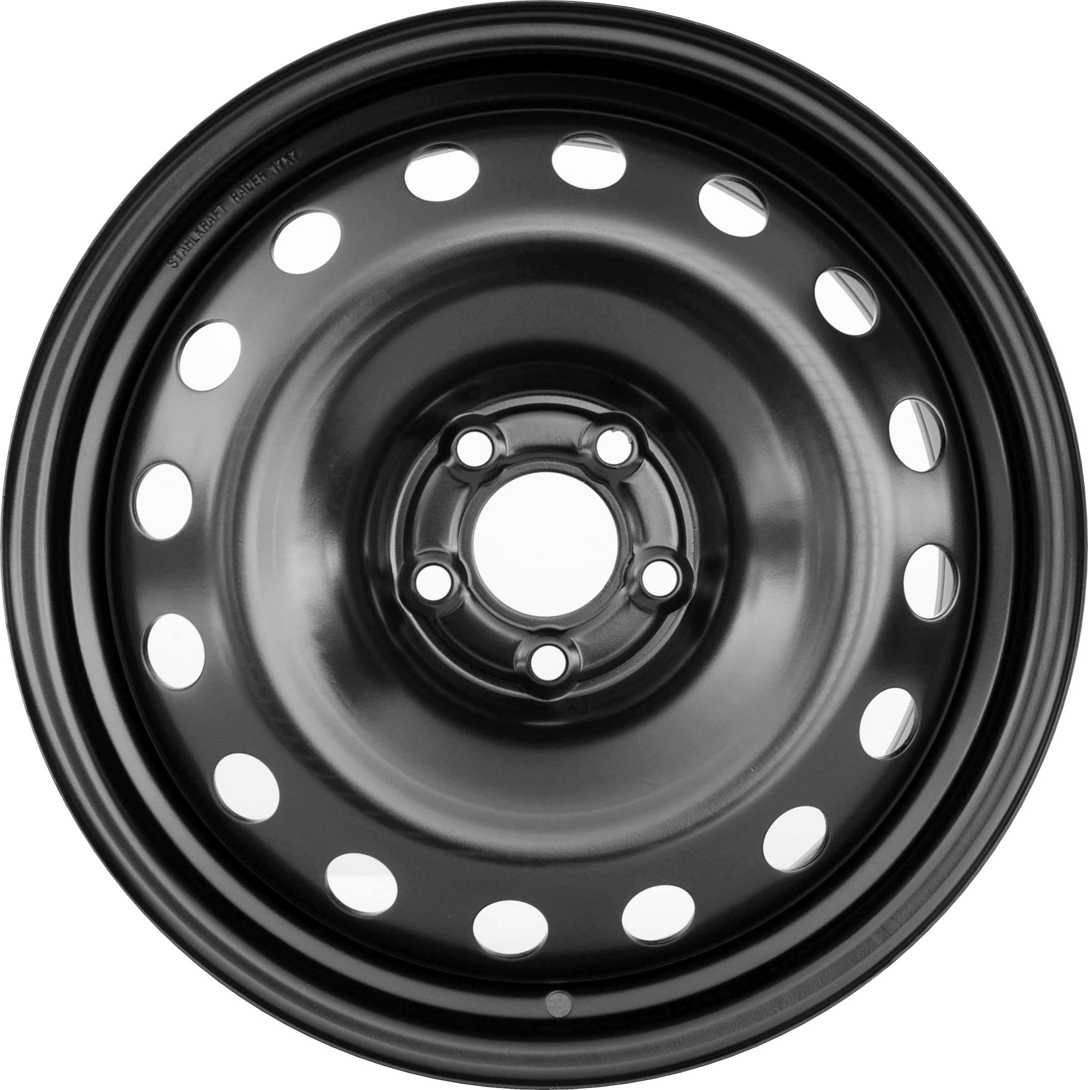 Stahlkraft Rader A17 Stålfælge 17" 5x108 ET42 – Sort (stk)