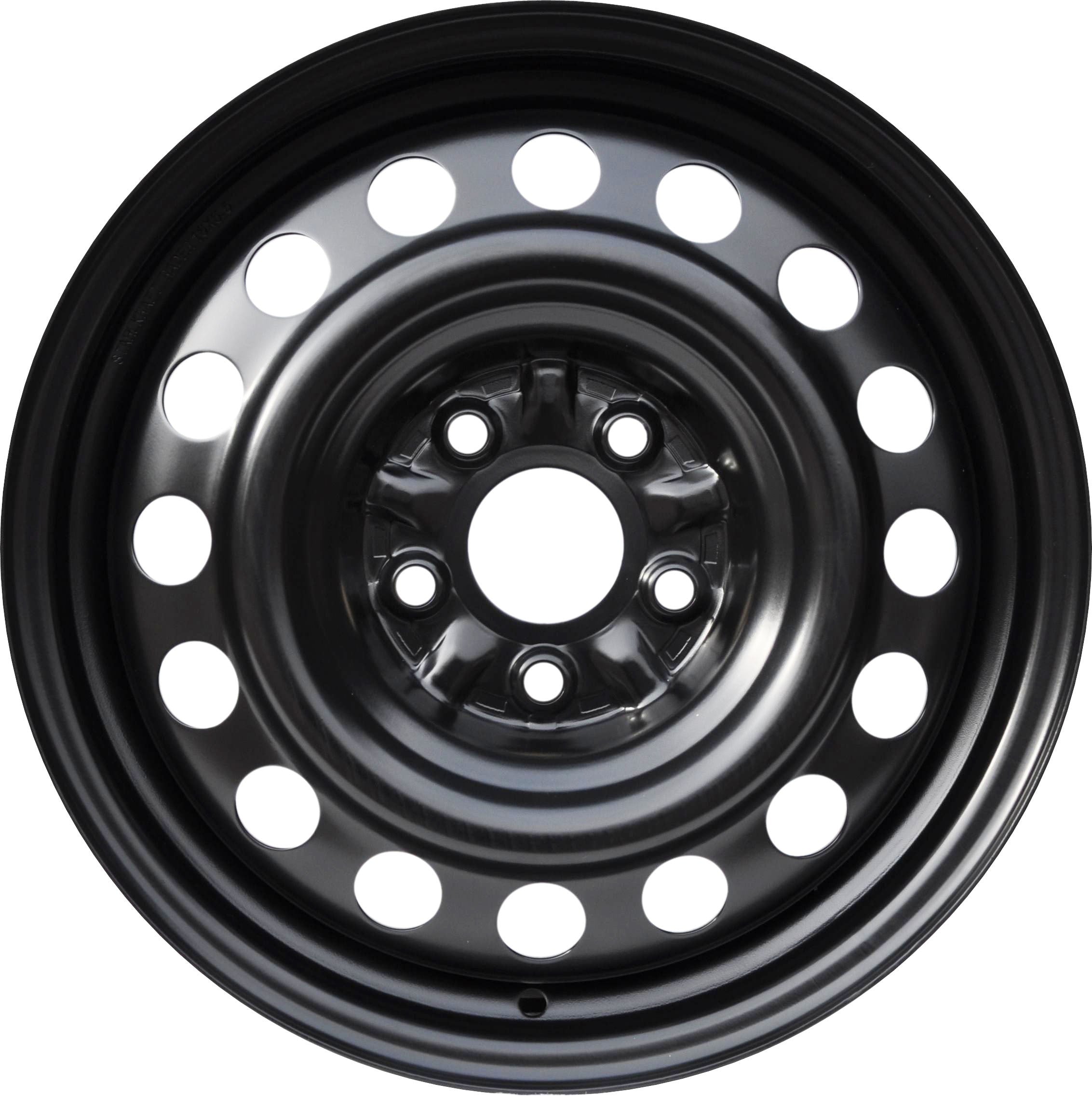 Stahlkraft Rader A16 Stålfælge 16" 5x114.3 ET45 – Black perl (sæt á 4)
