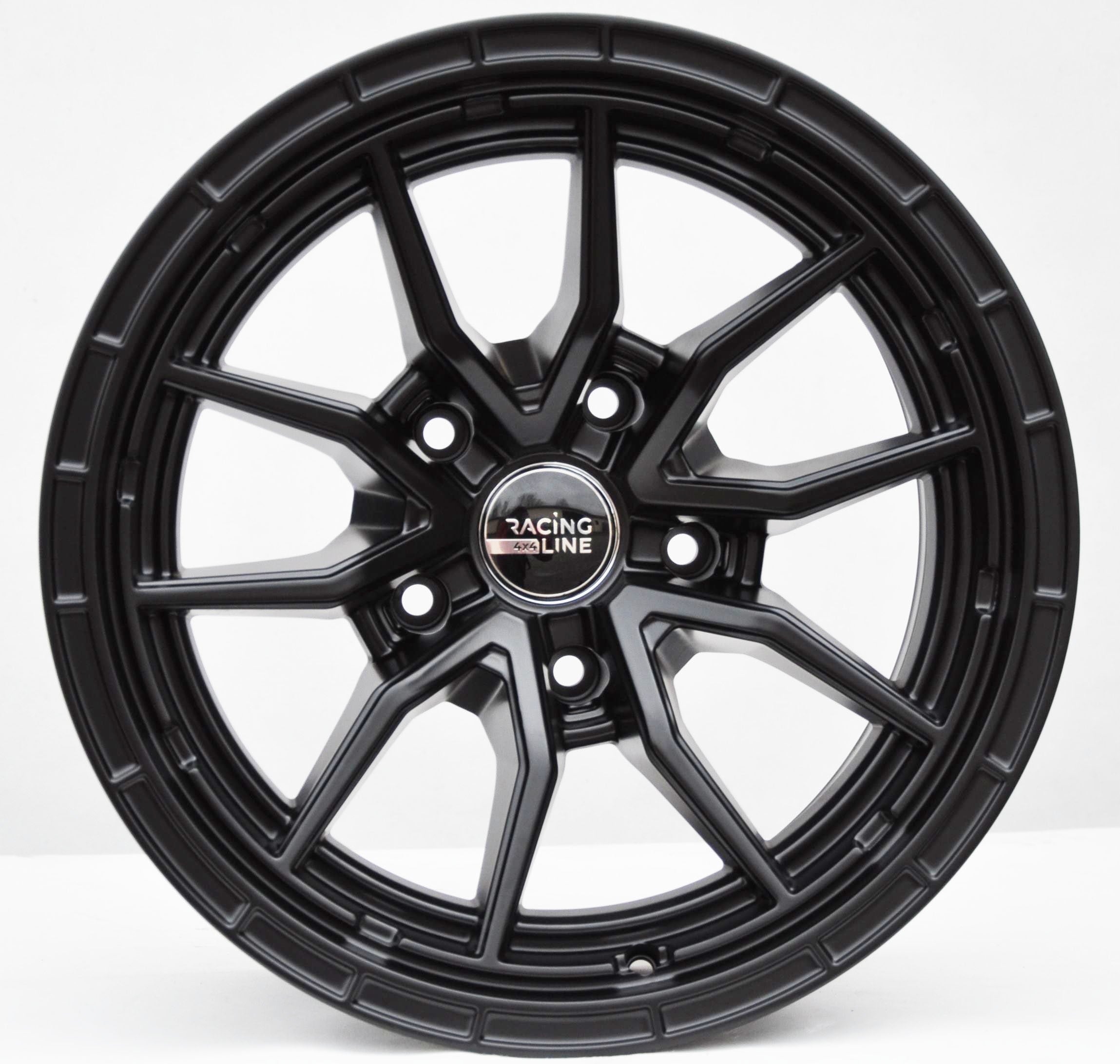 PDW 1037 Alufælge 17" 5x139.7 ET-6 – Sort (sæt á 4)