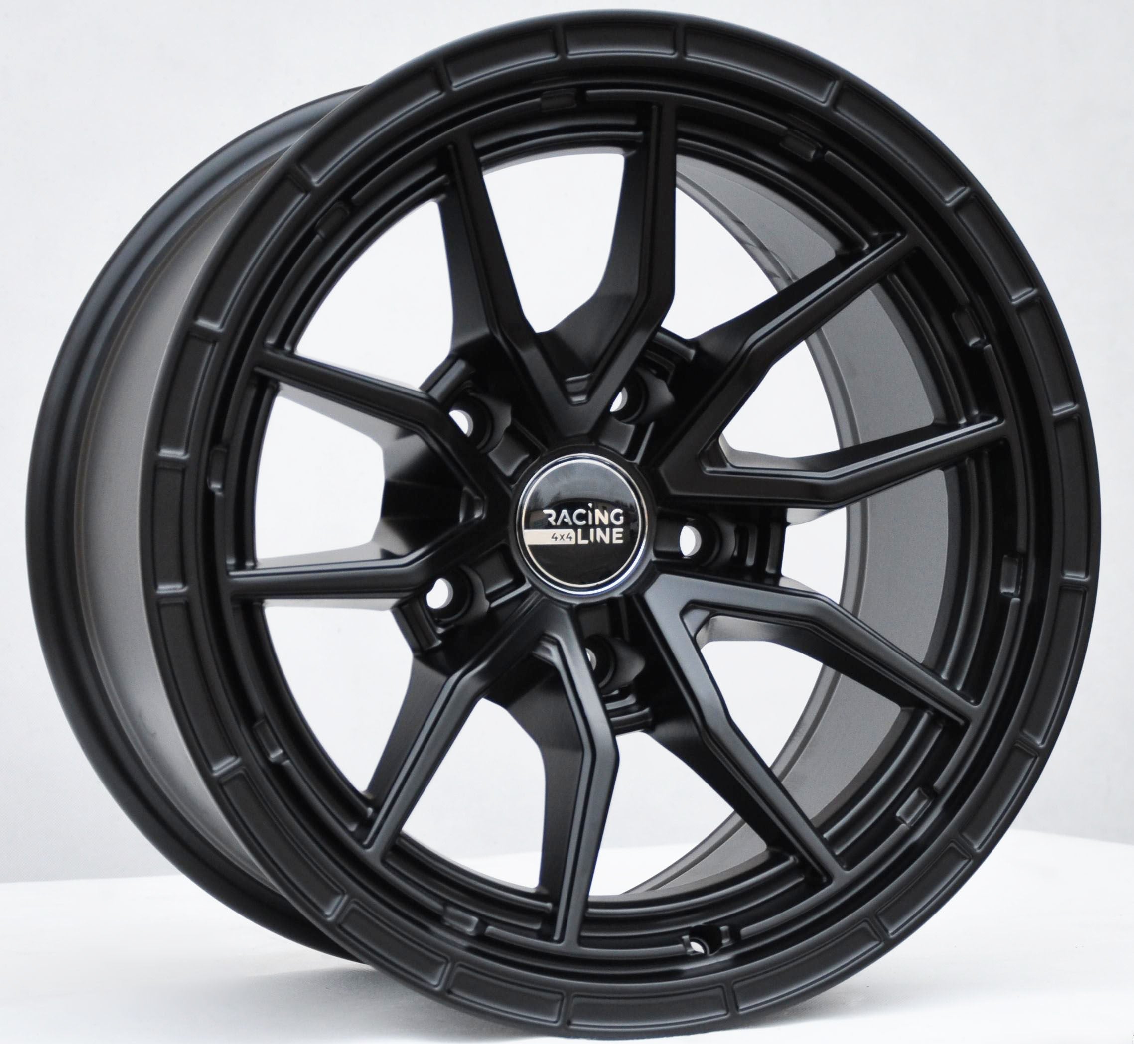 PDW 1037 Alufælge 17" 5x139.7 ET-6 – Sort (sæt á 4)
