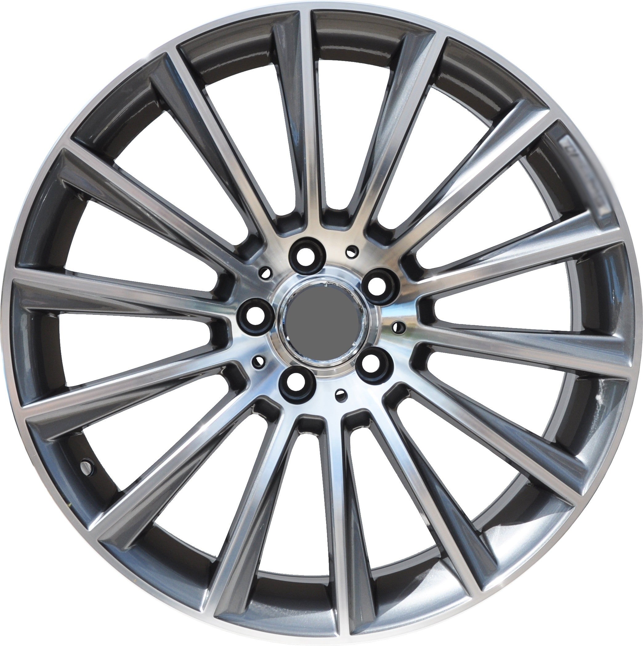 PDW 1048/5482 Alufælge 19" 5x112 ET43 – Poleret/grafit (sæt á 4)