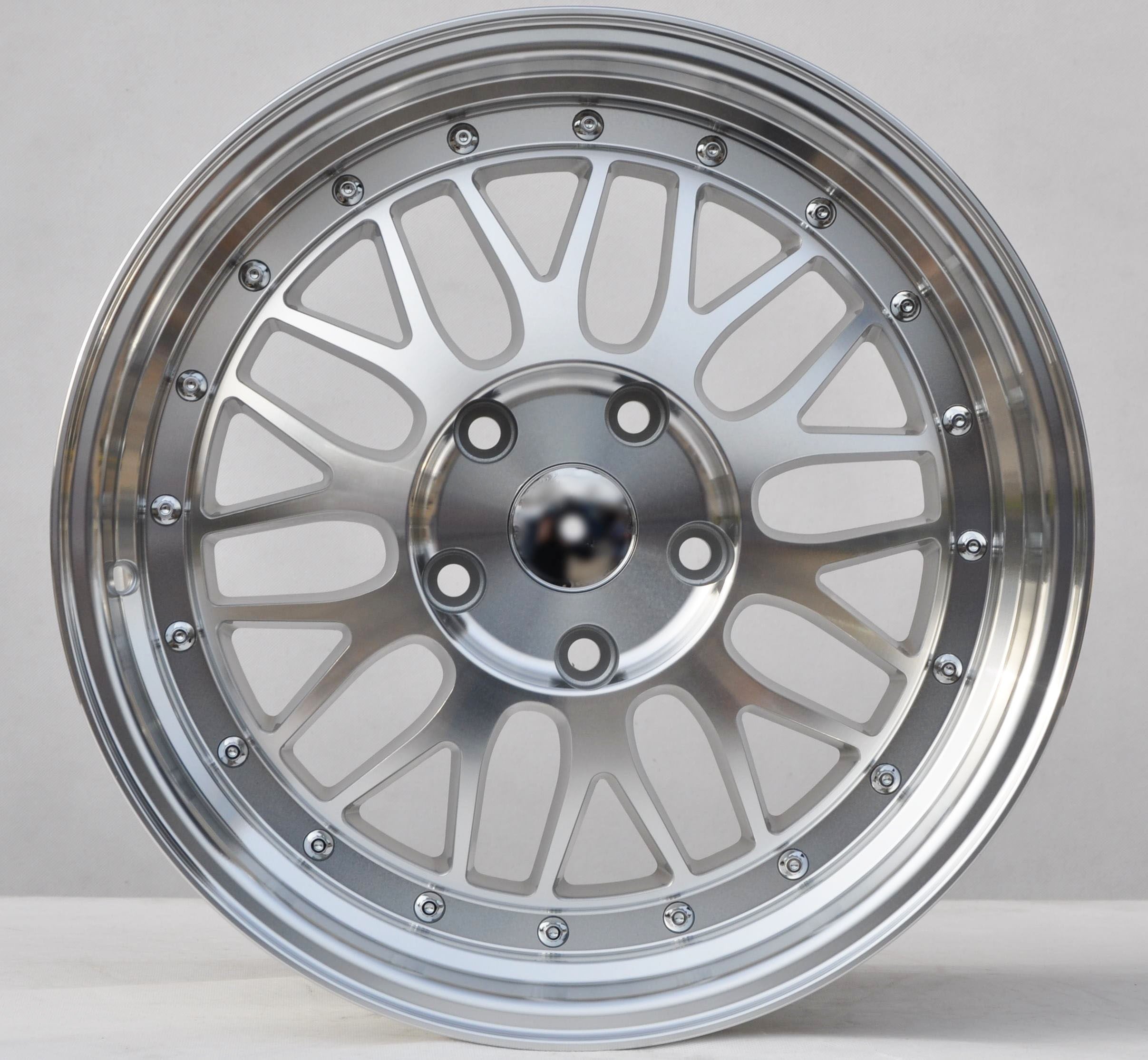 PDW 1025 Alufælge 17" 5x120 ET34 – Poleret/sølv (sæt á 4)