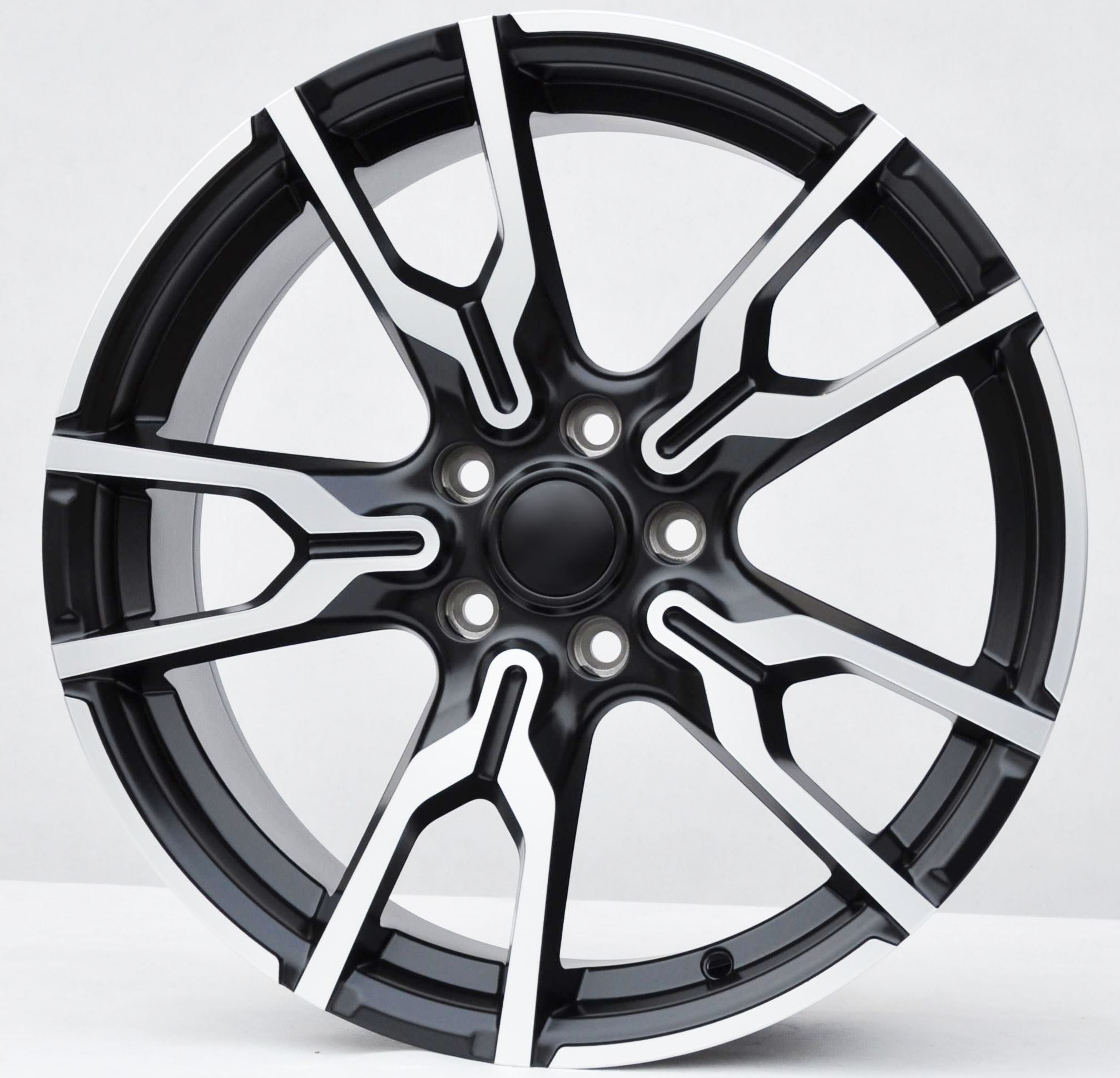 PDW 5662 Alufælge 18" 5x112 ET45 – Poleret/sort (sæt á 4)