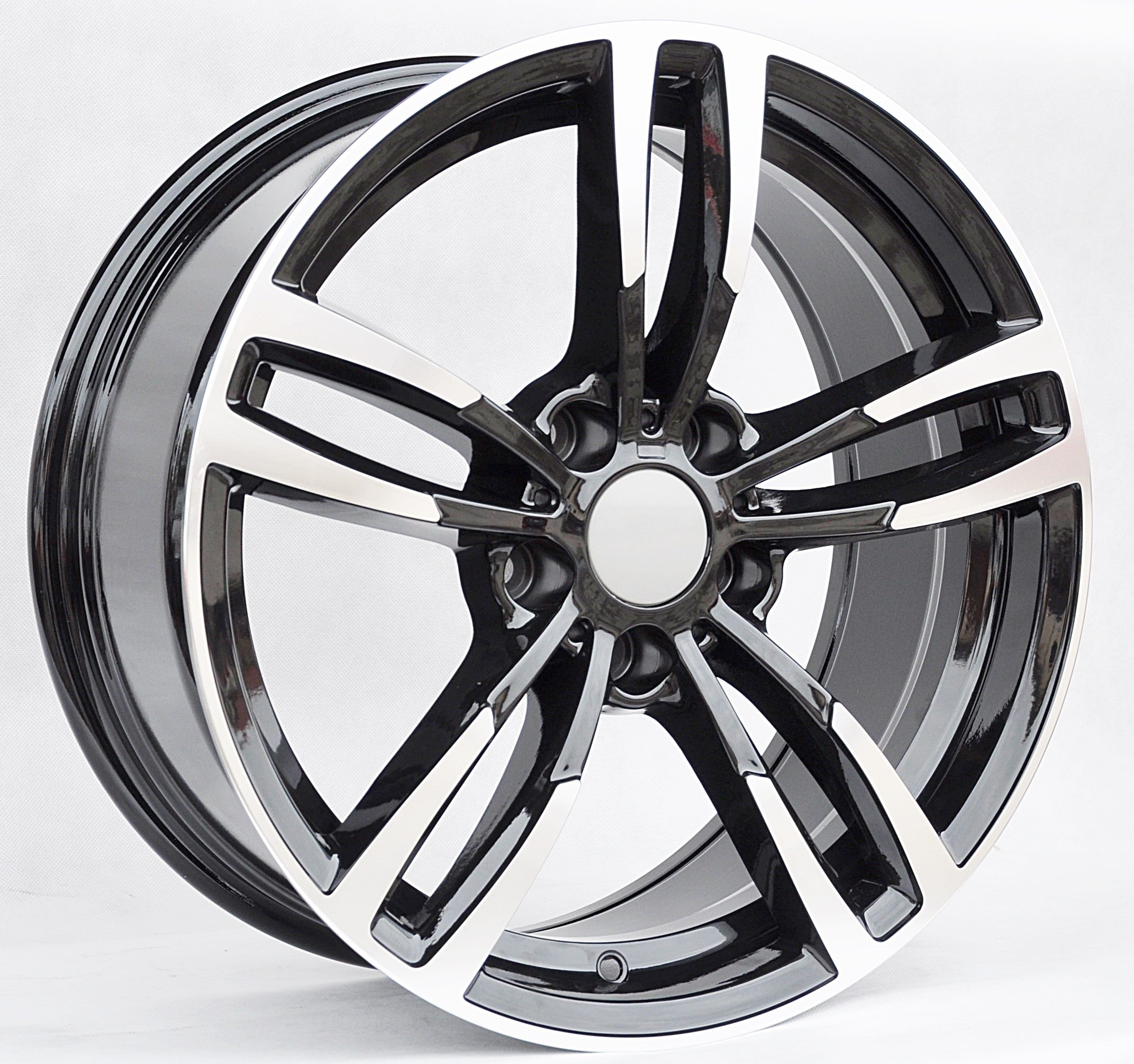 PDW 855/1121 Alufælge 19" 5x120 ET35 – Poleret/sort (sæt á 4)