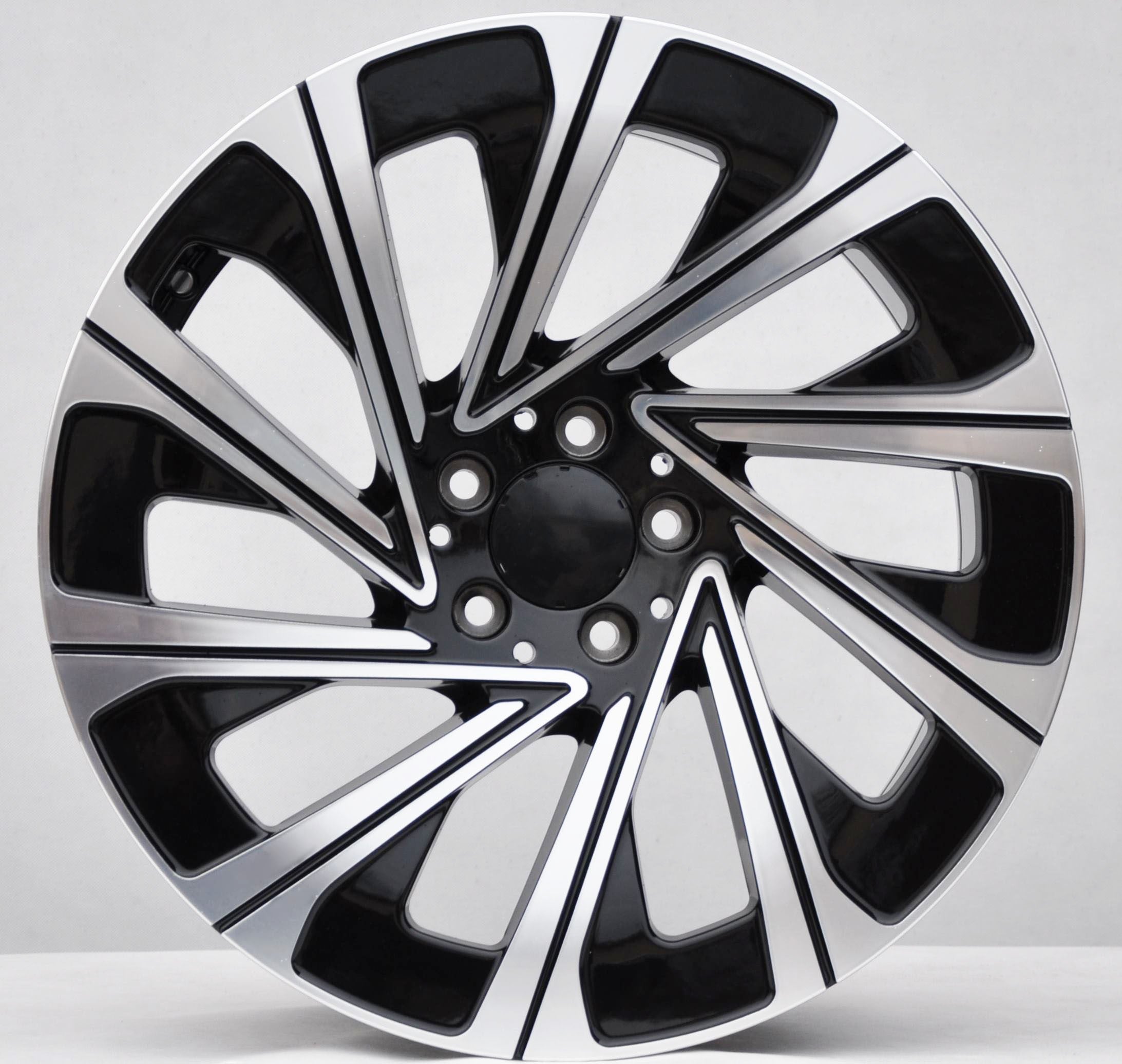 PDW 0313 Alufælge 19" 5x112 ET35 – Poleret/sort (sæt á 4)