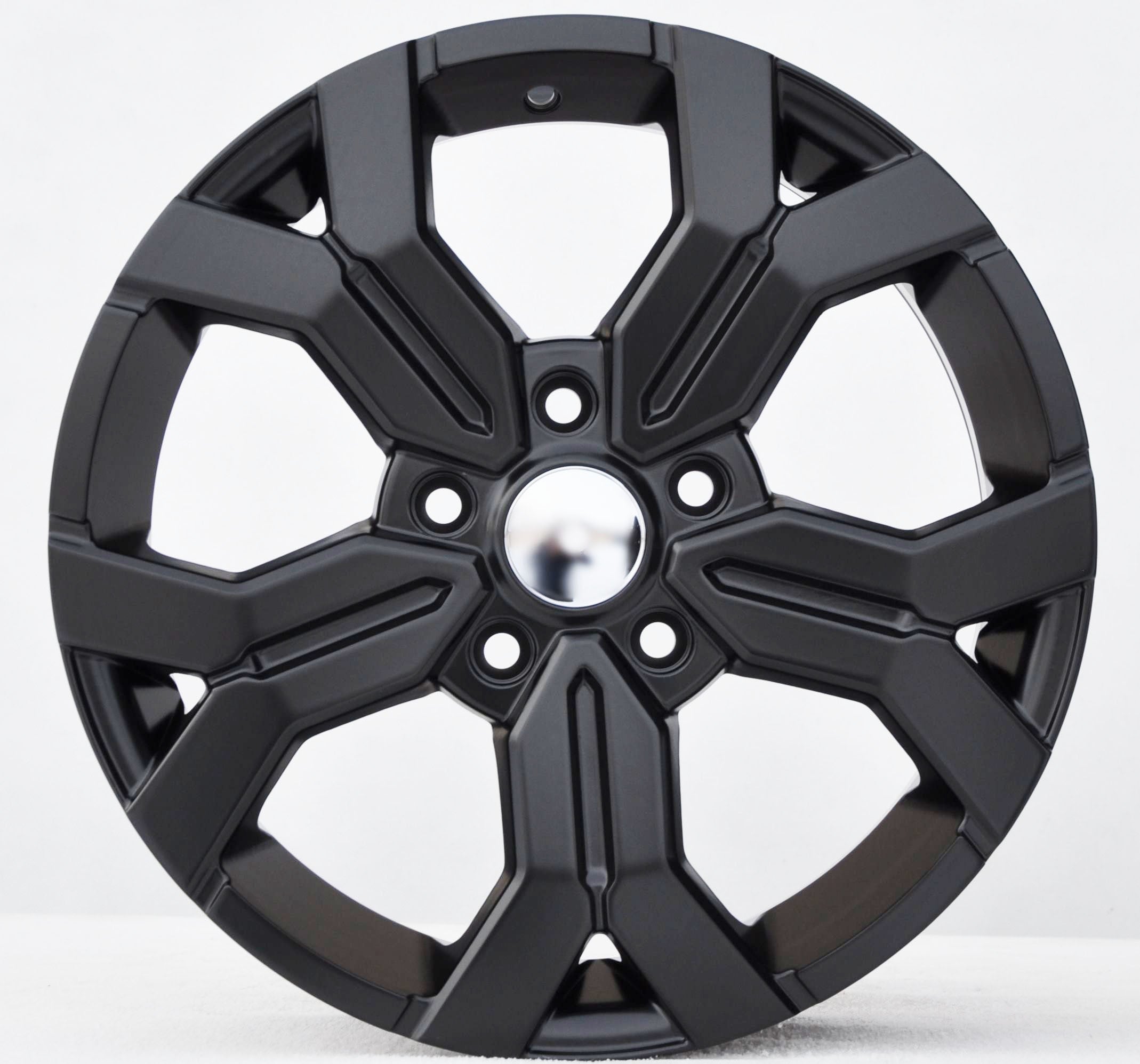 PDW 1110 Alufælge 16" 5x114.3 ET50 – Sort półmat (sæt á 4)