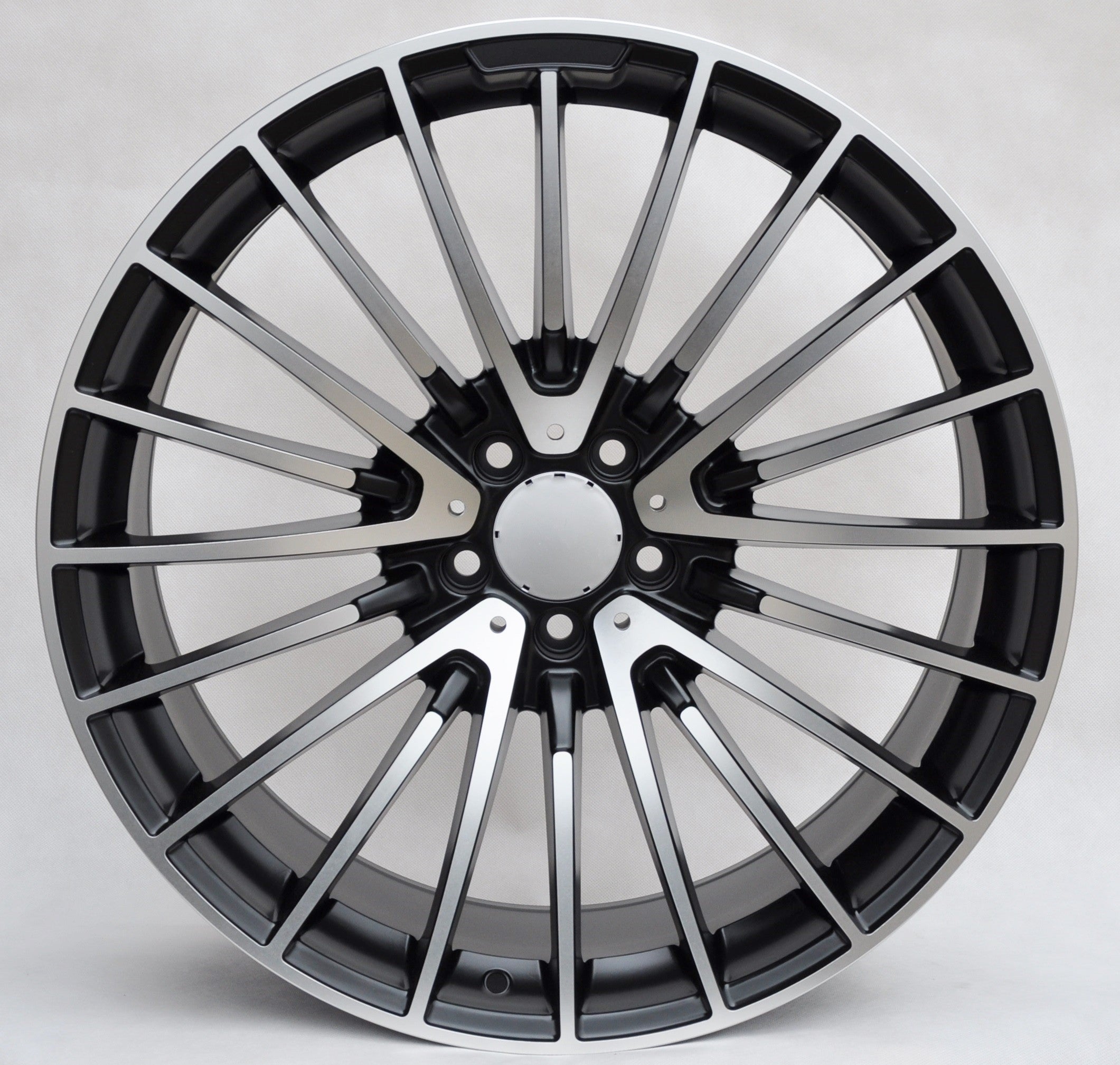 PDW 532/147 Alufælge 21" 5x112 ET40 – Poleret/sort (sæt á 4)