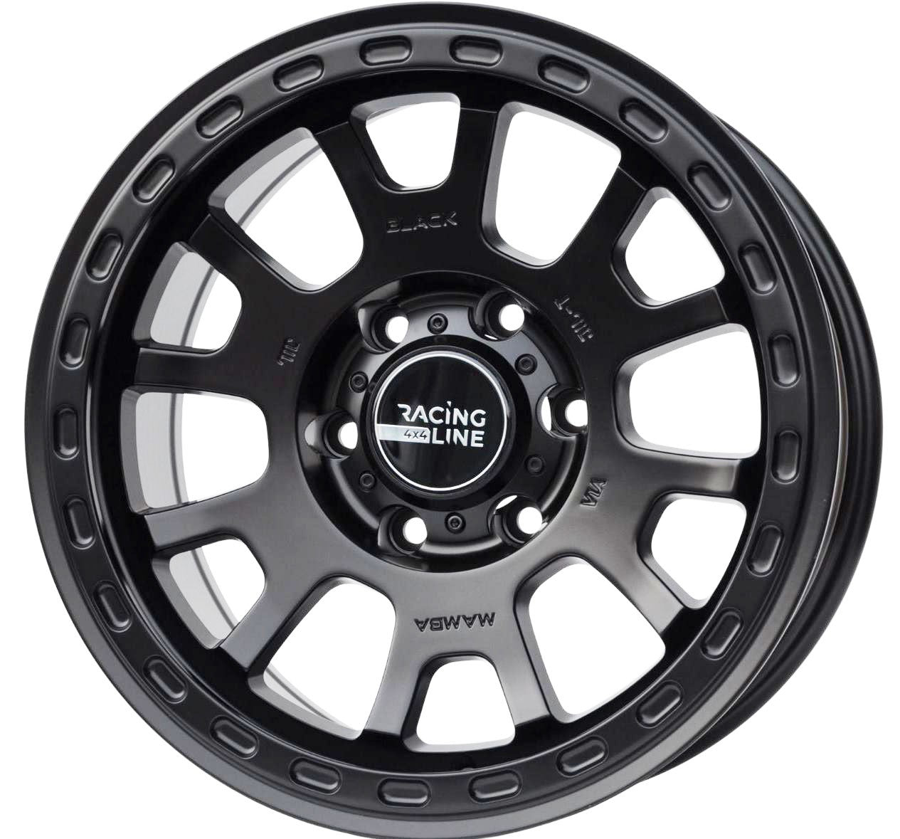 PDW 1102 Alufælge 17" 6x139.7 ET0 – Sort (sæt á 4)