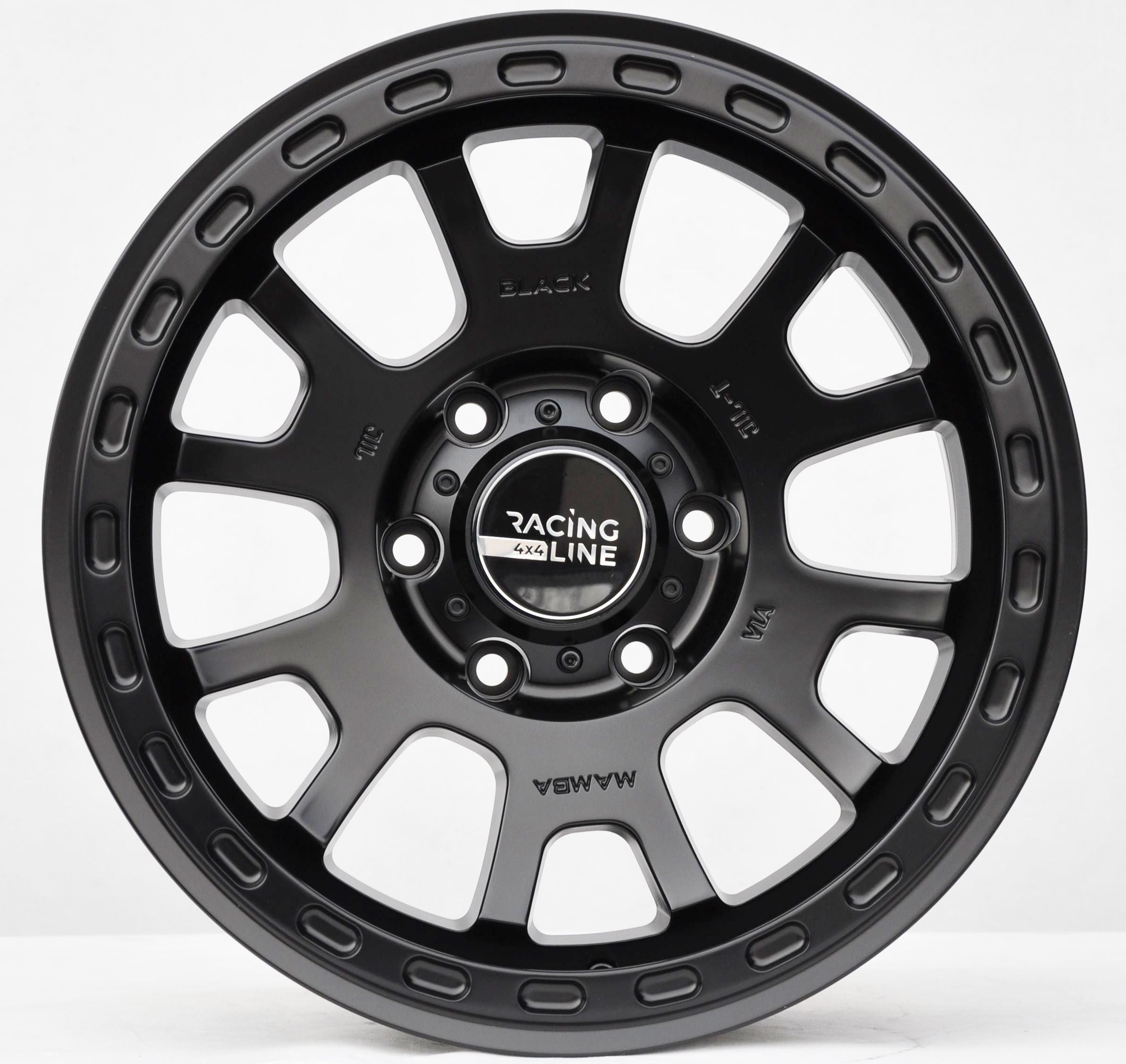 PDW 1102 Alufælge 17" 6x139.7 ET0 – Sort (sæt á 4)