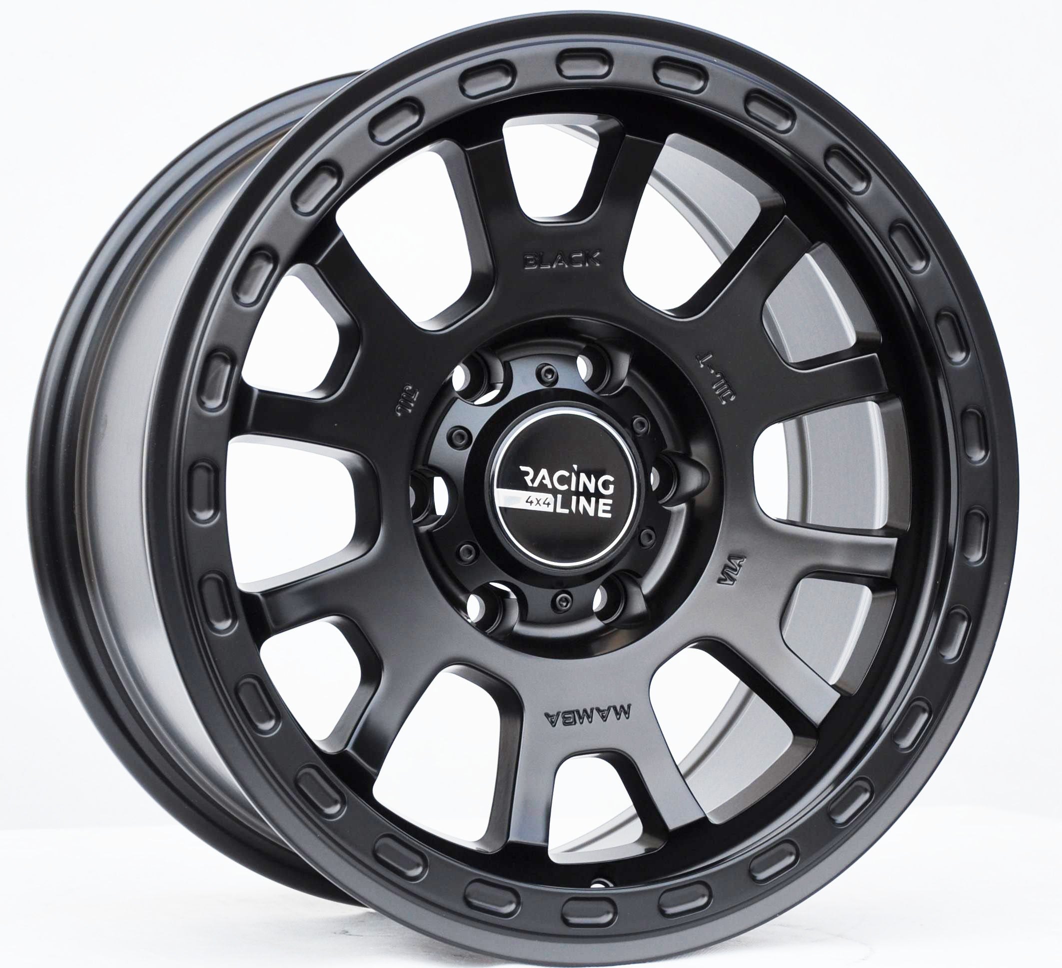 PDW 1102 Alufælge 17" 6x139.7 ET0 – Sort (sæt á 4)
