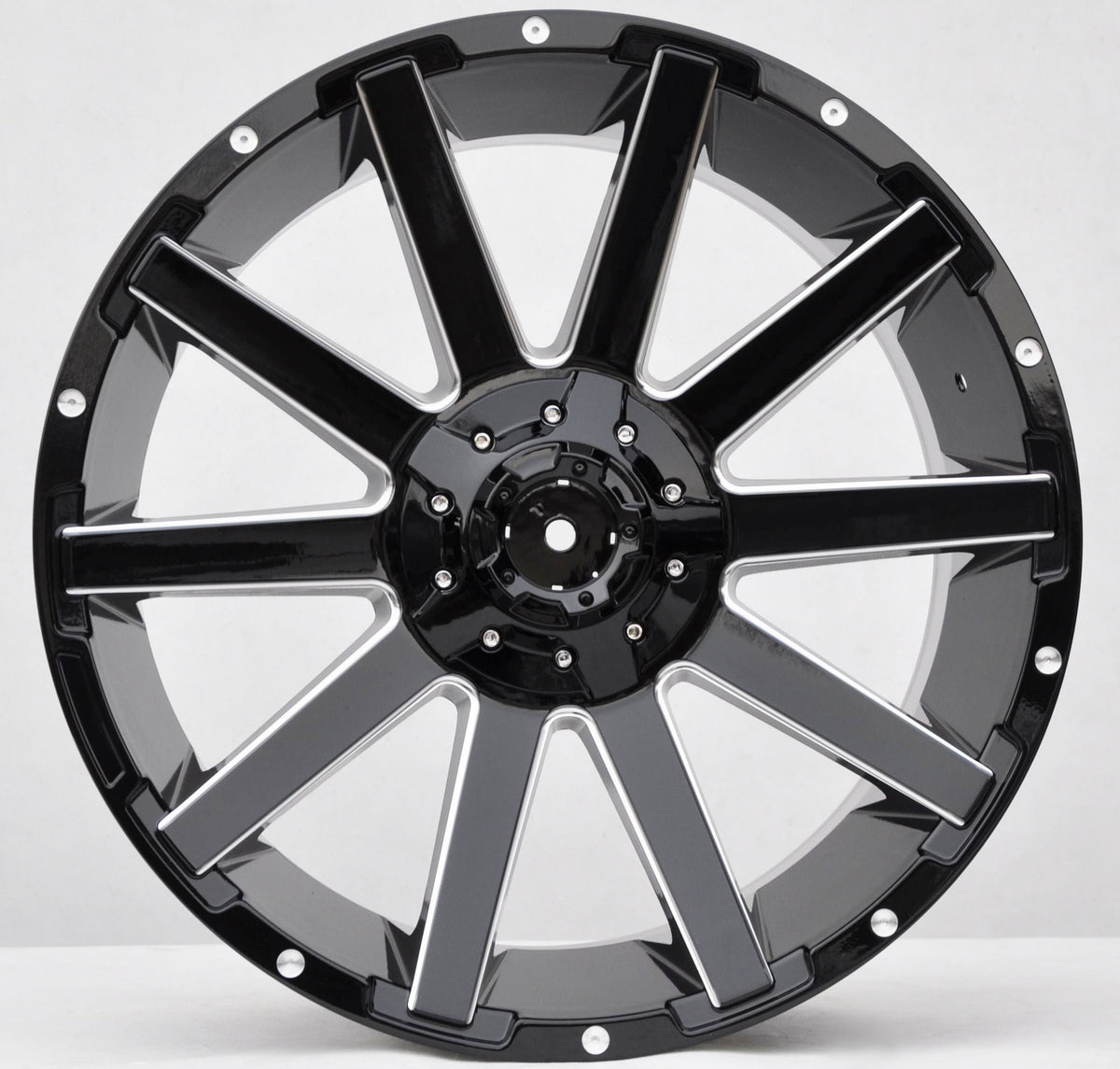 Toro Corsa 1443 Alufælge 20" 6x139.7 ET-12 – Sort (sæt á 4)