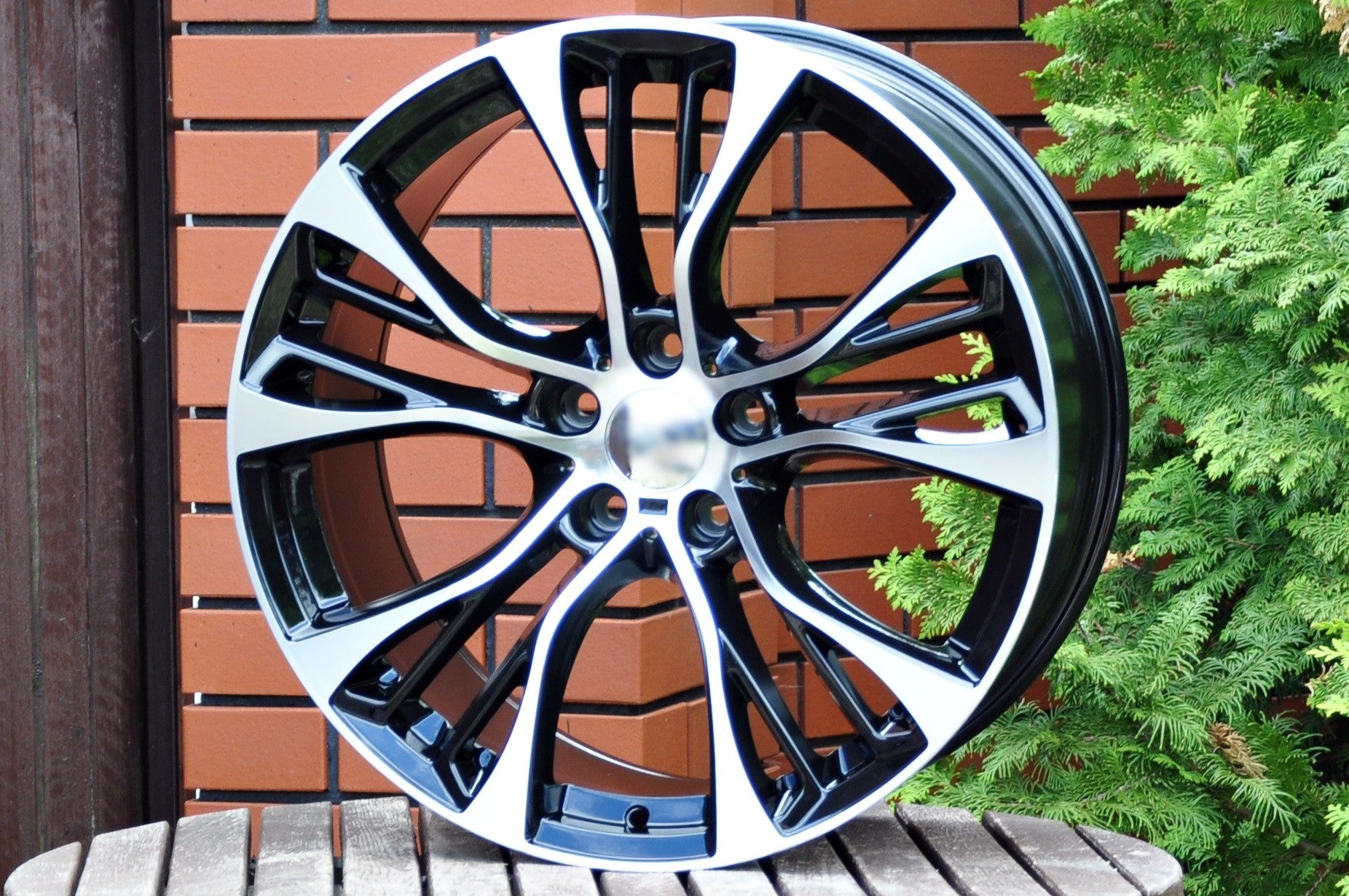 PDW 761/851 Alufælge 21" 5x120 ET40 – Poleret/sort (sæt á 4)