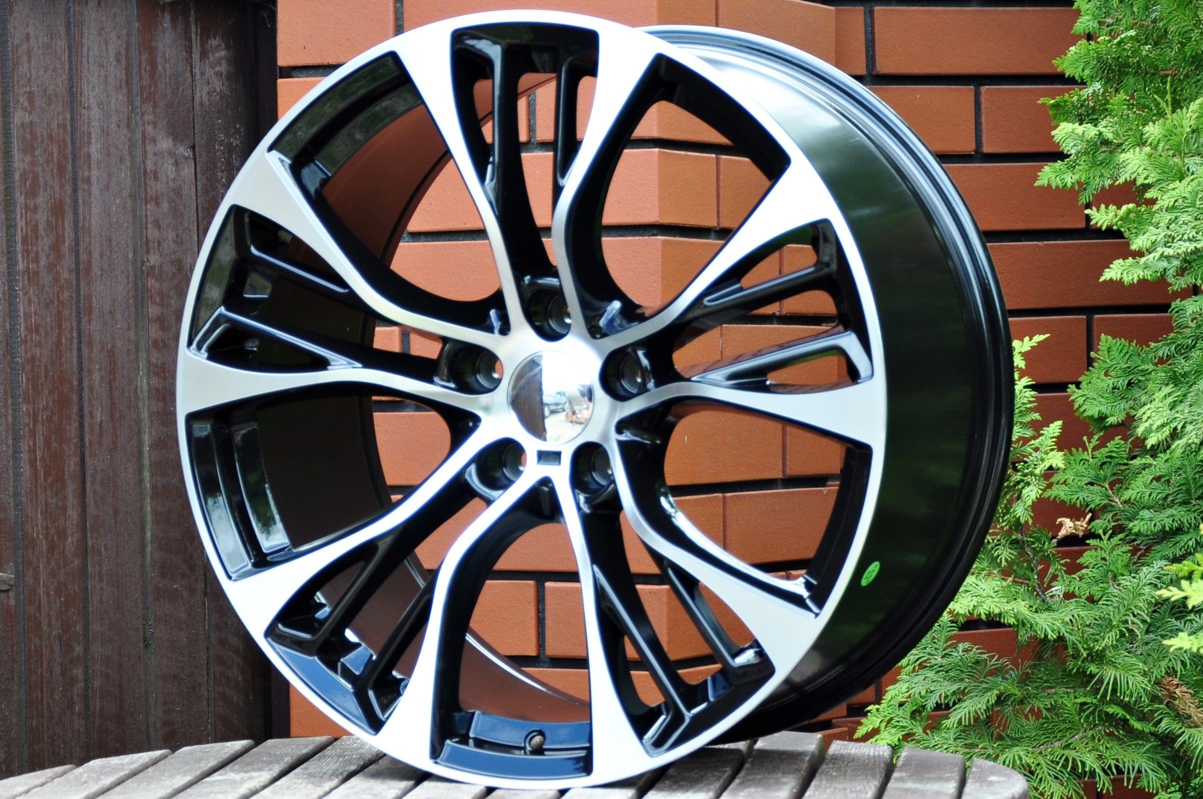 PDW 761/851 Alufælge 21" 5x120 ET40 – Poleret/sort (sæt á 4)