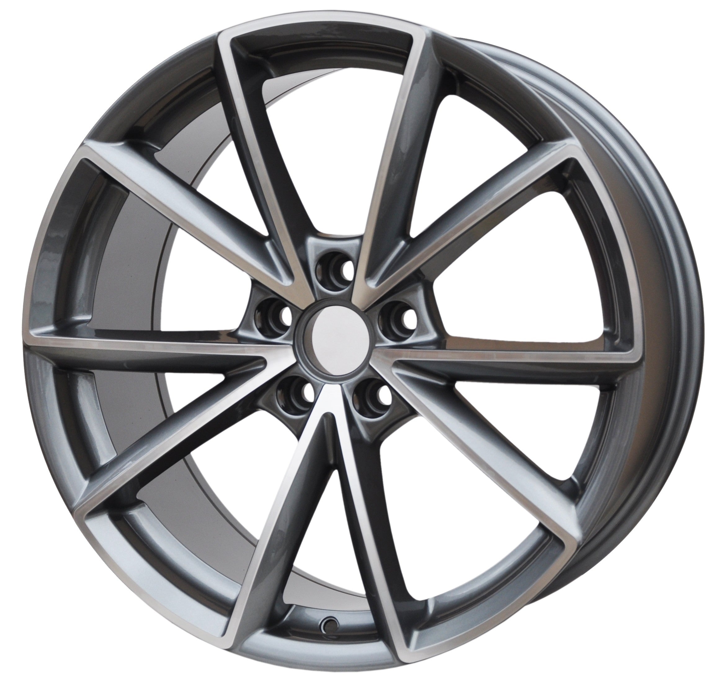 PDW 703 Alufælge 19" 5x112 ET40 – Poleret/grafit (sæt á 4)