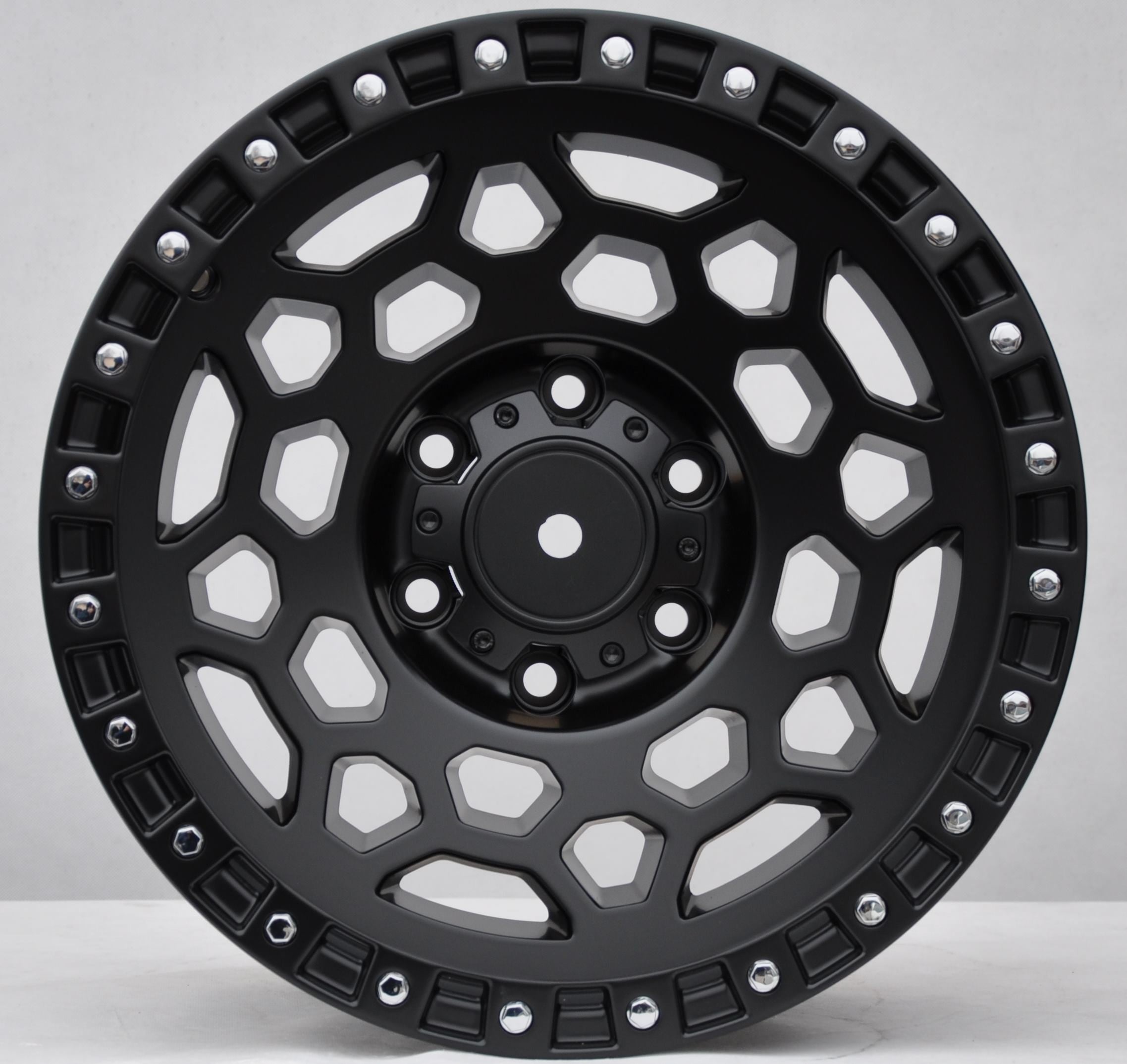 PDW 1951 Alufælge 17" 6x139.7 ET0 – Sort (sæt á 4)