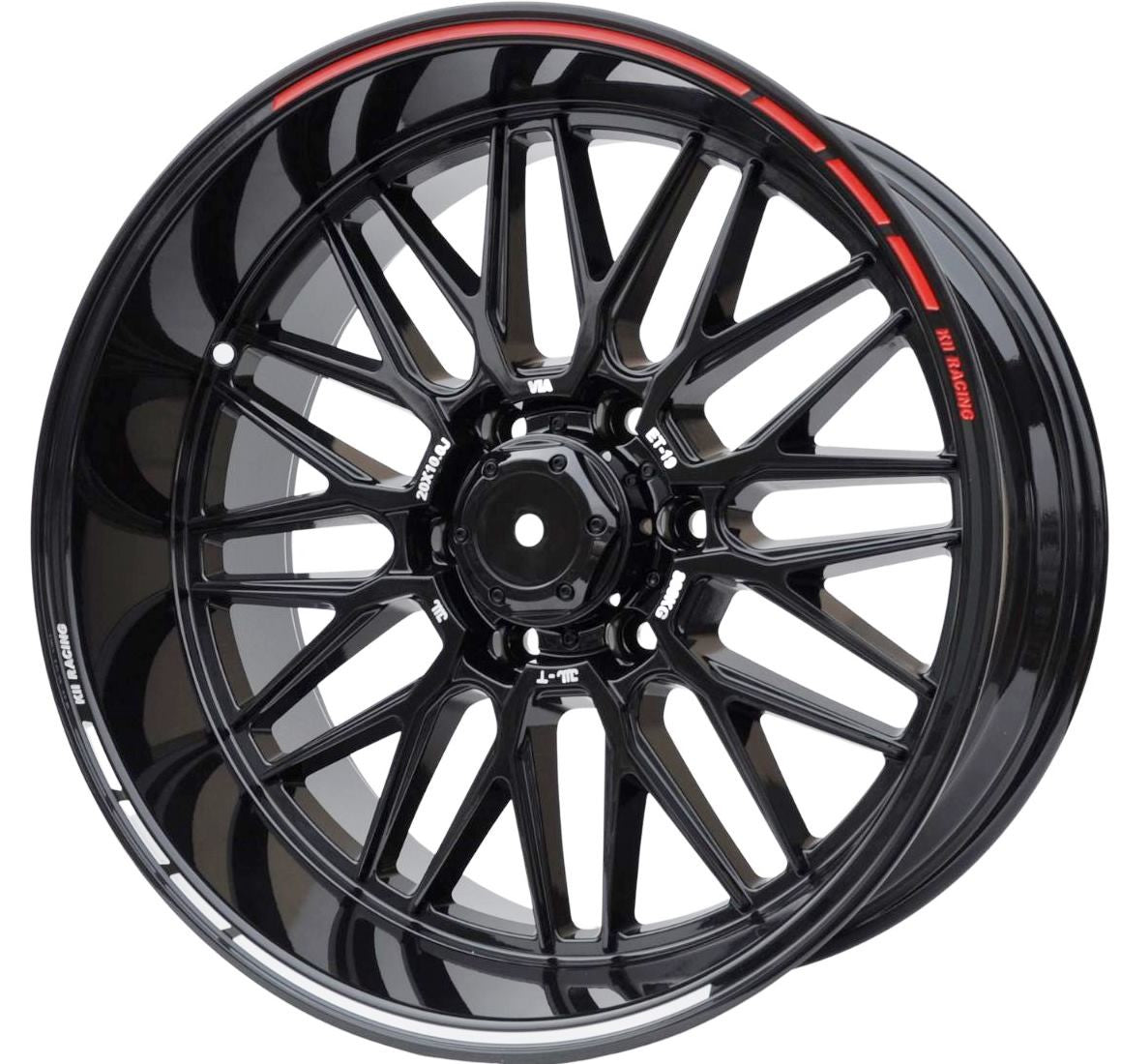 Toro Corsa 1888 Alufælge 20" 6x139.7 ET-19 – Sort (sæt á 4)
