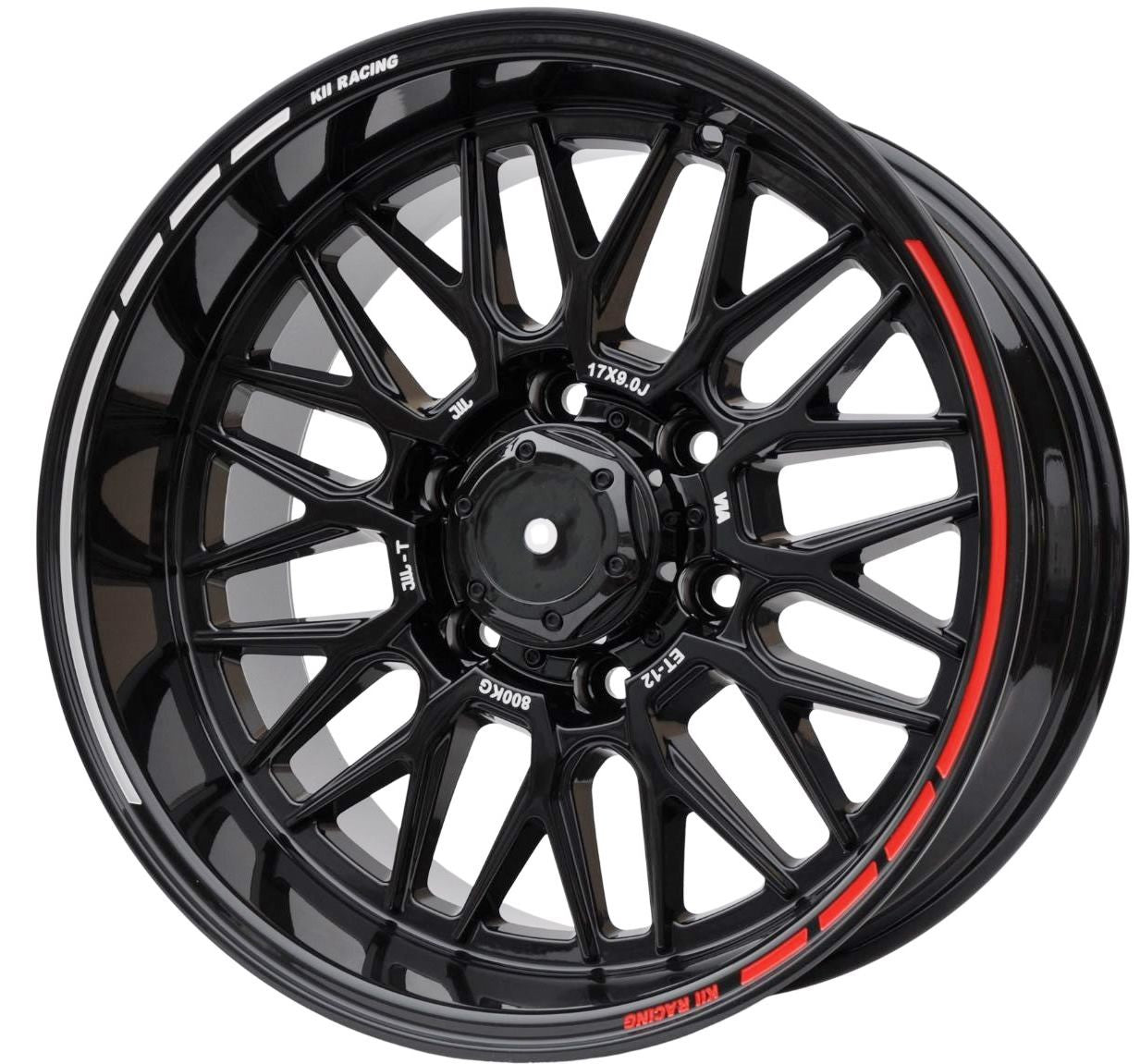 Toro Corsa 1888 Alufælge 17" 6x139.7 ET-12 – Sort (sæt á 4)