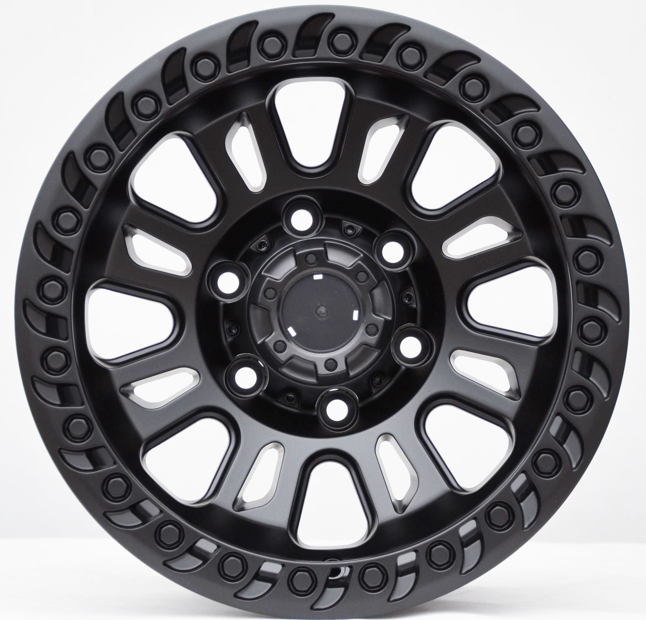 PDW 8916 Alufælge 15" 6x139.7 ET0 – Sort (sæt á 4)
