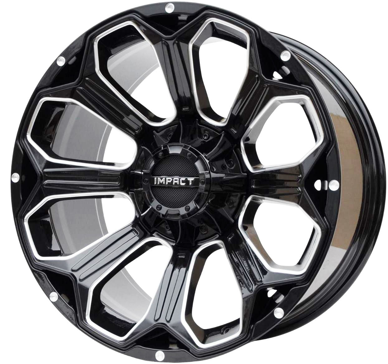 Toro Corsa 817 Alufælge 20" 6x139.7 ET-12 – Sort (sæt á 4)