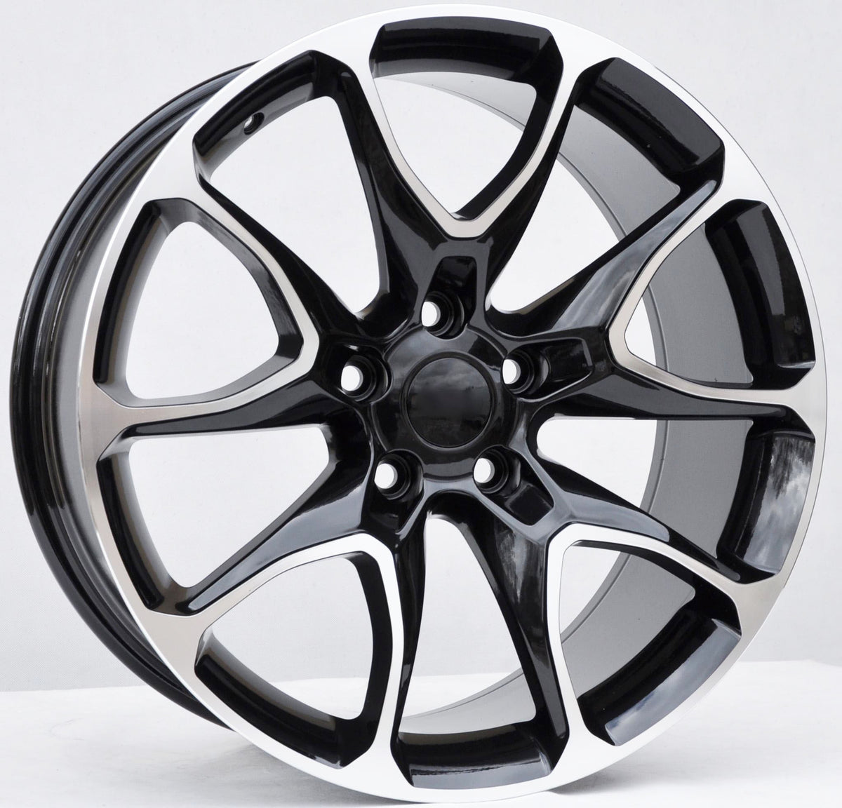 PDW 1790 Alufælge 20" 5x127 ET32 – Poleret/sort (sæt á 4)