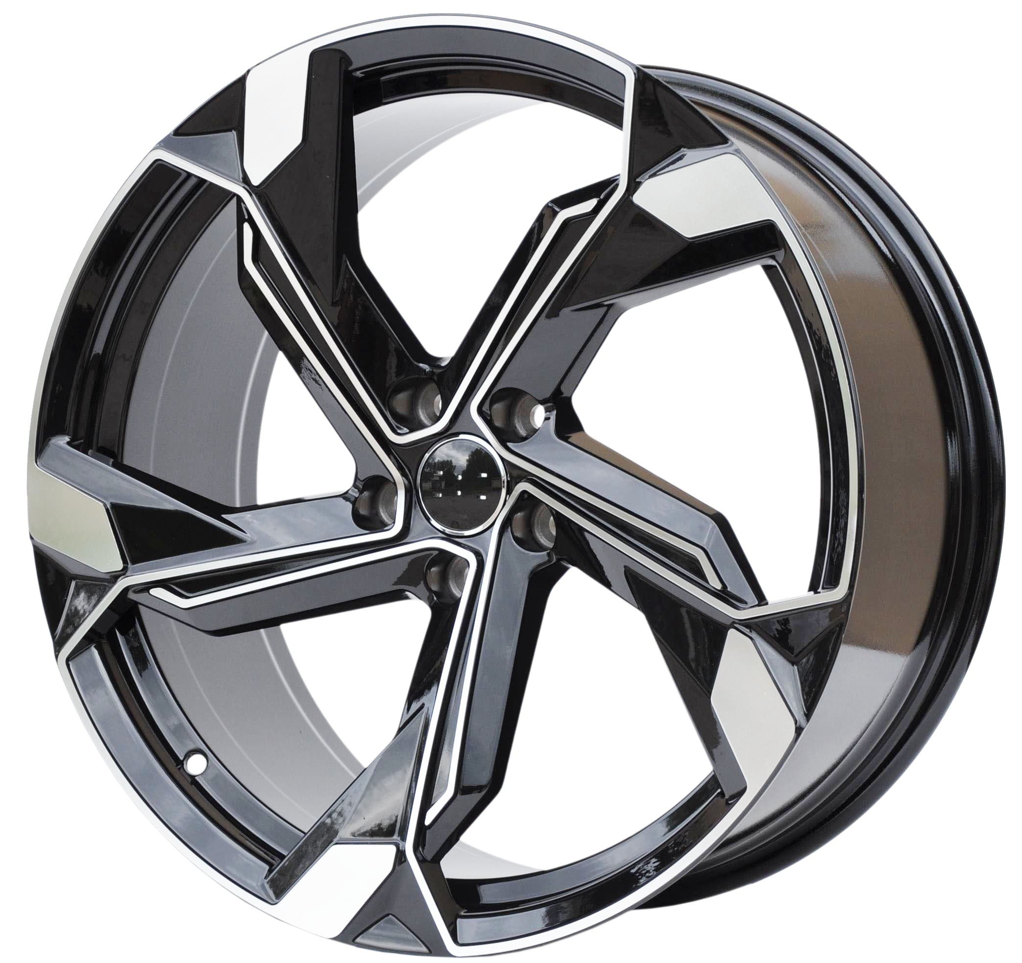 PDW 5633/1201 Alufælge 21" 5x112 ET31 – Poleret/sort (sæt á 4)