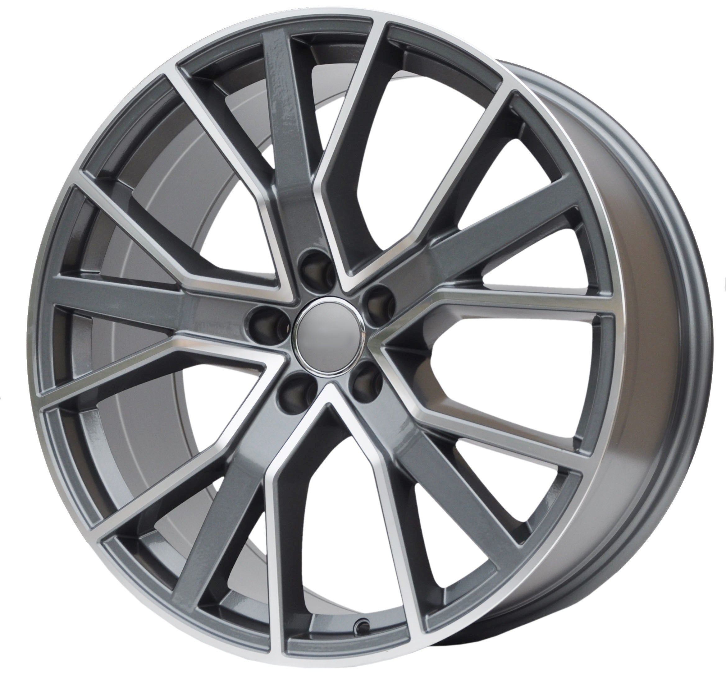 PDW 5131 Alufælge 19" 5x112 ET40 – Poleret/grafit (sæt á 4)