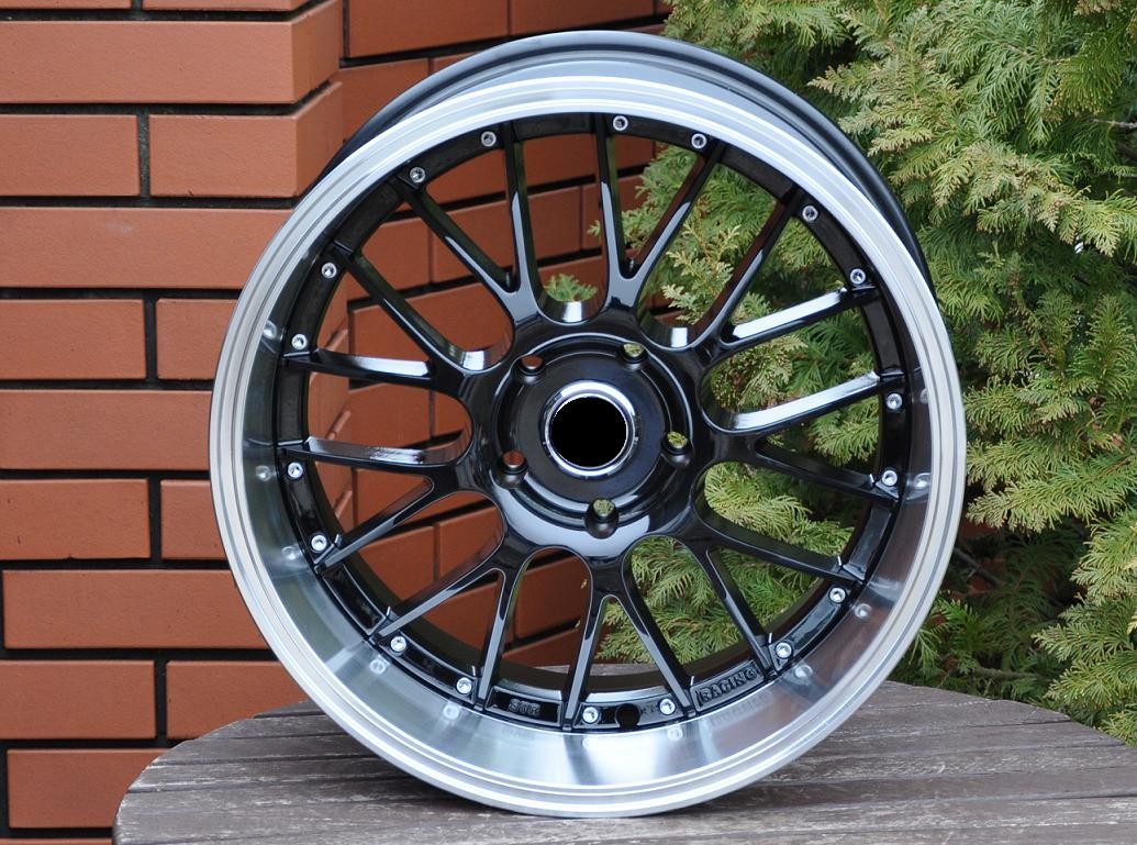 PDW 773 Alufælge 18" 5x120 ET20 – Poleret/sort (sæt á 4)