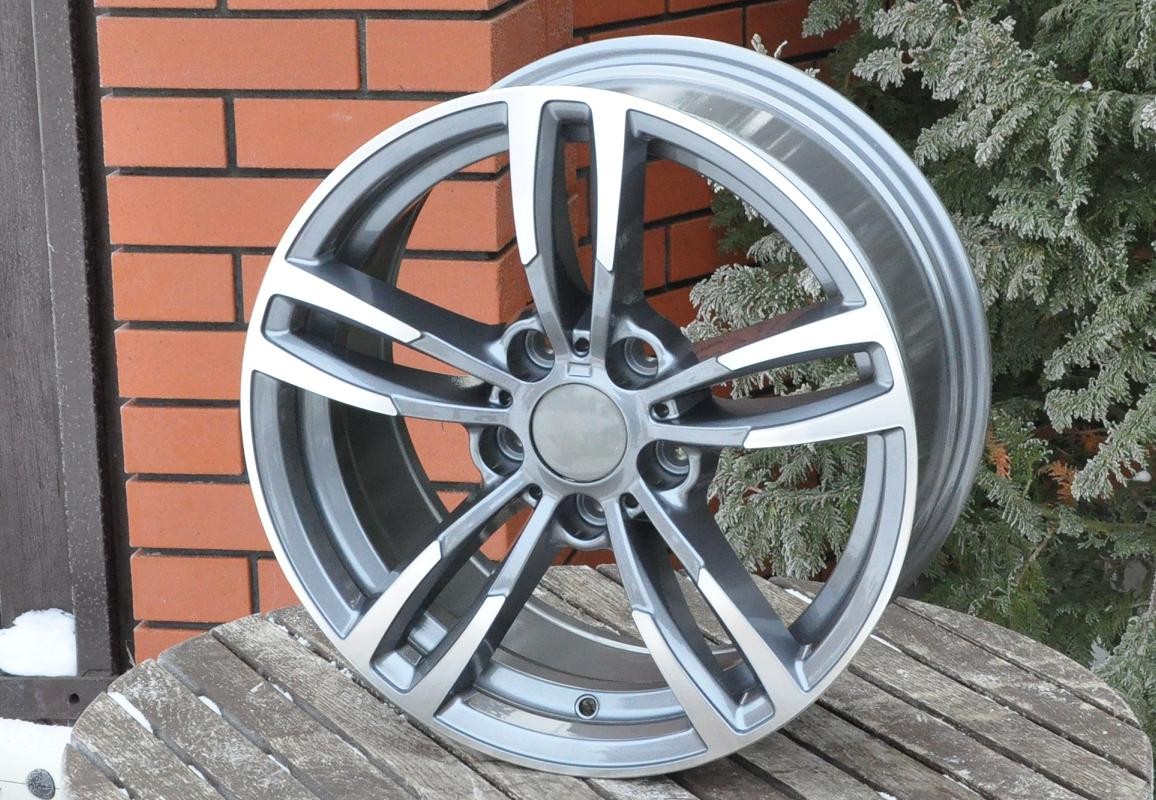 PDW 1121 Alufælge 16" 5x120 ET40 – Poleret/grafit (sæt á 4)
