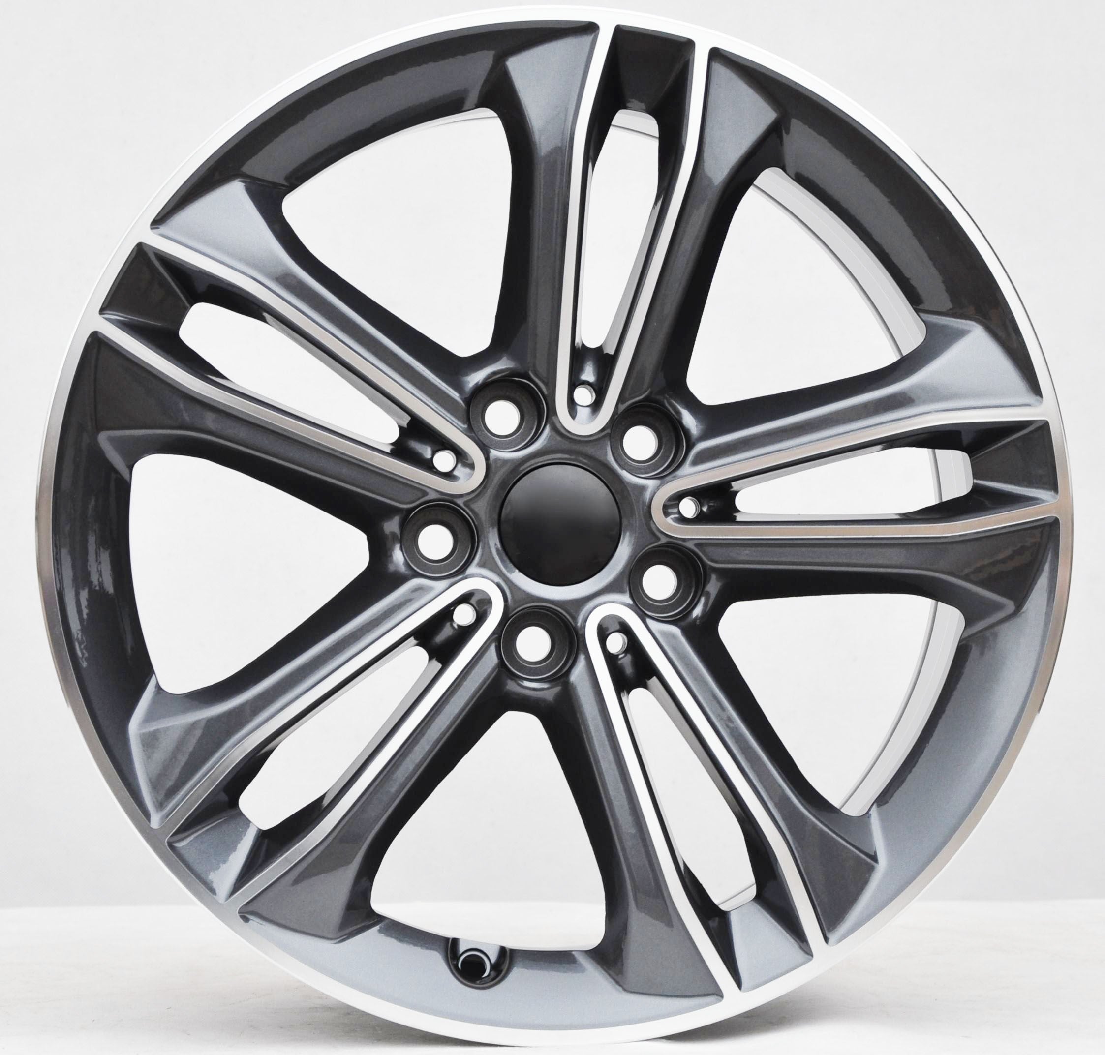 PDW 7094 Alufælge 17" 5x112 ET54 – Poleret/grafit (sæt á 4)
