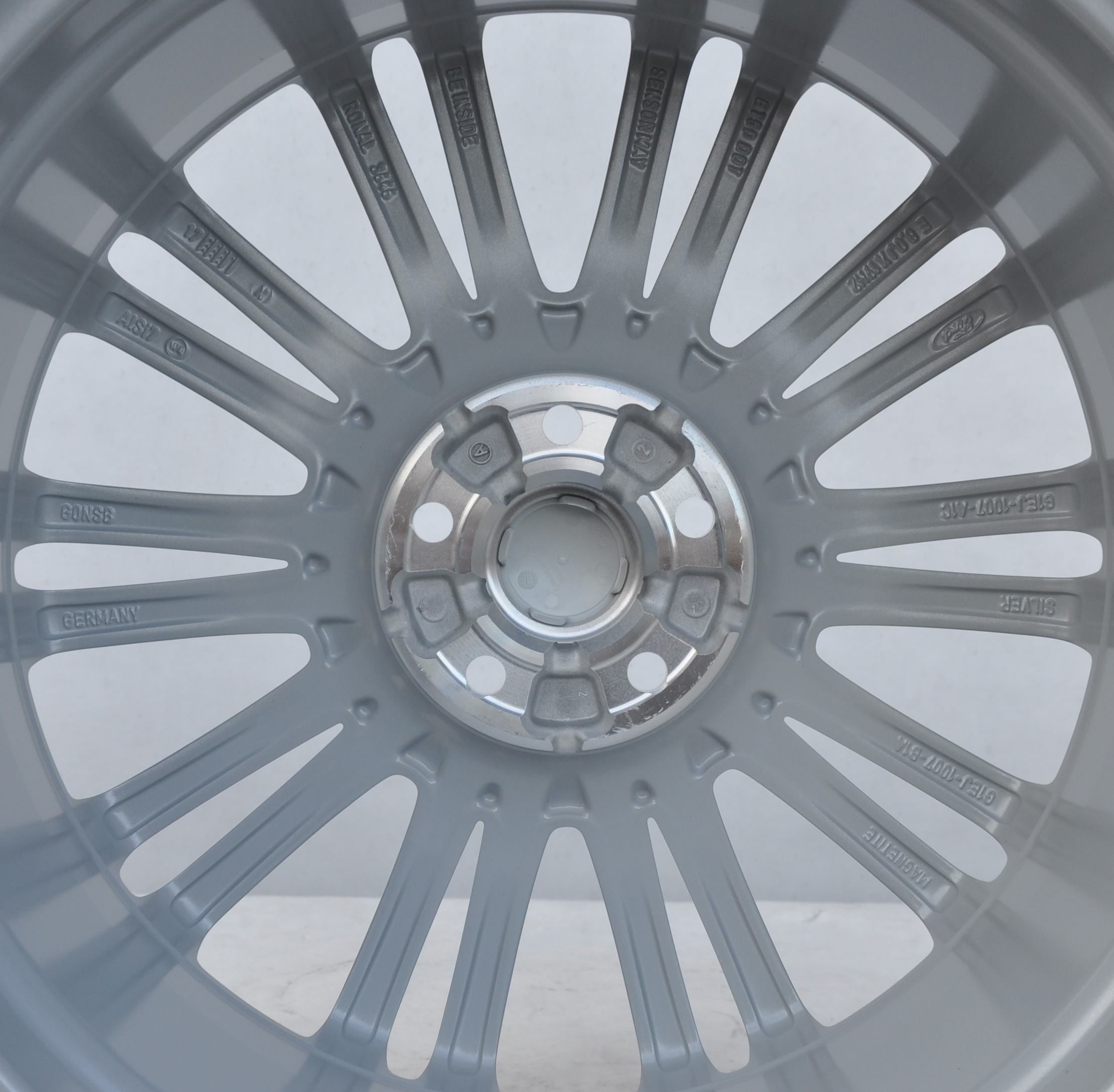 Ford (oryginalne OEM) G1EJ-1007-A1C Alufælge 19" 5x108 ET50 – Sølv (sæt á 4)