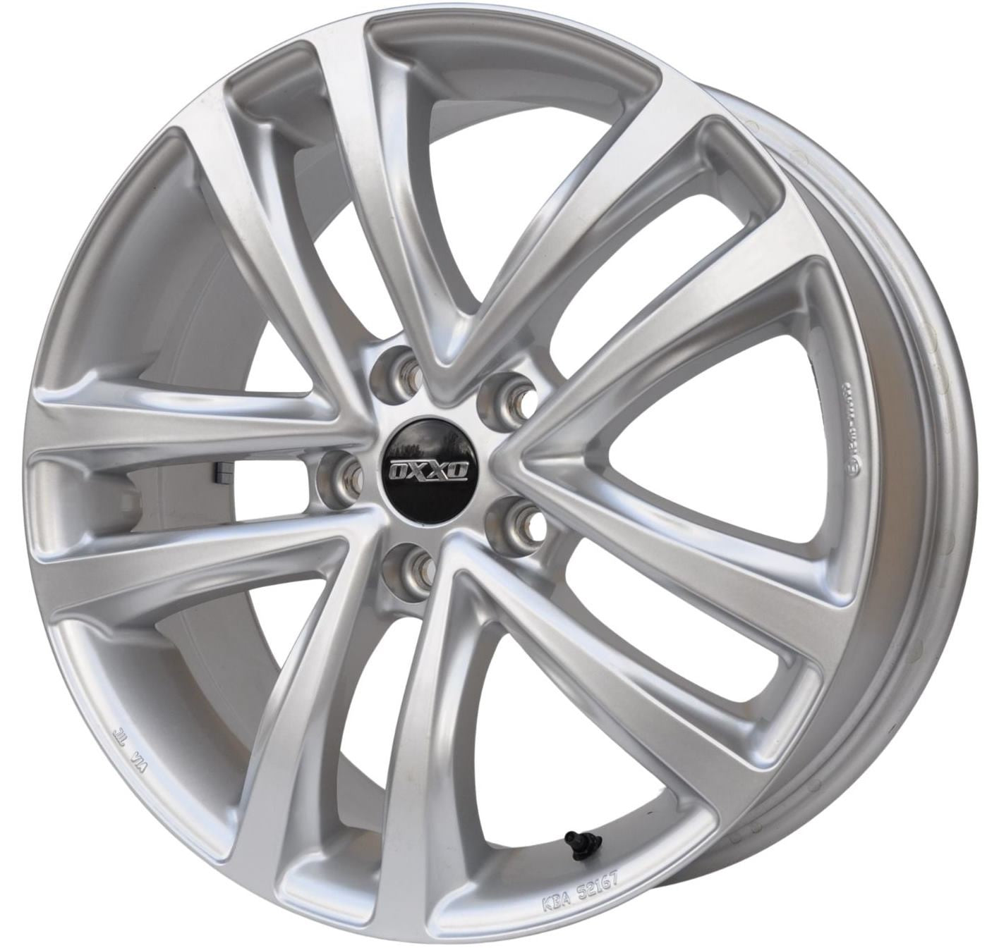 OXXO DX167518-KBA52167 Alufælge 18" 5x112 ET50 – Sølv (sæt á 4)