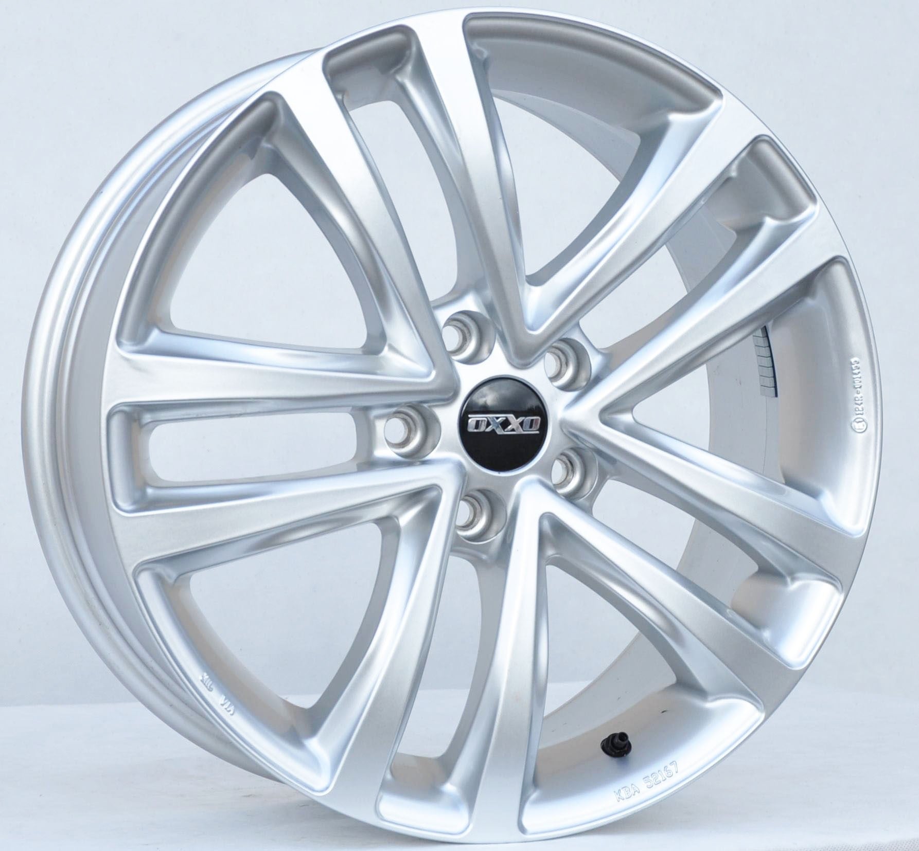 OXXO DX167518-KBA52167 Alufælge 18" 5x112 ET50 – Sølv (sæt á 4)